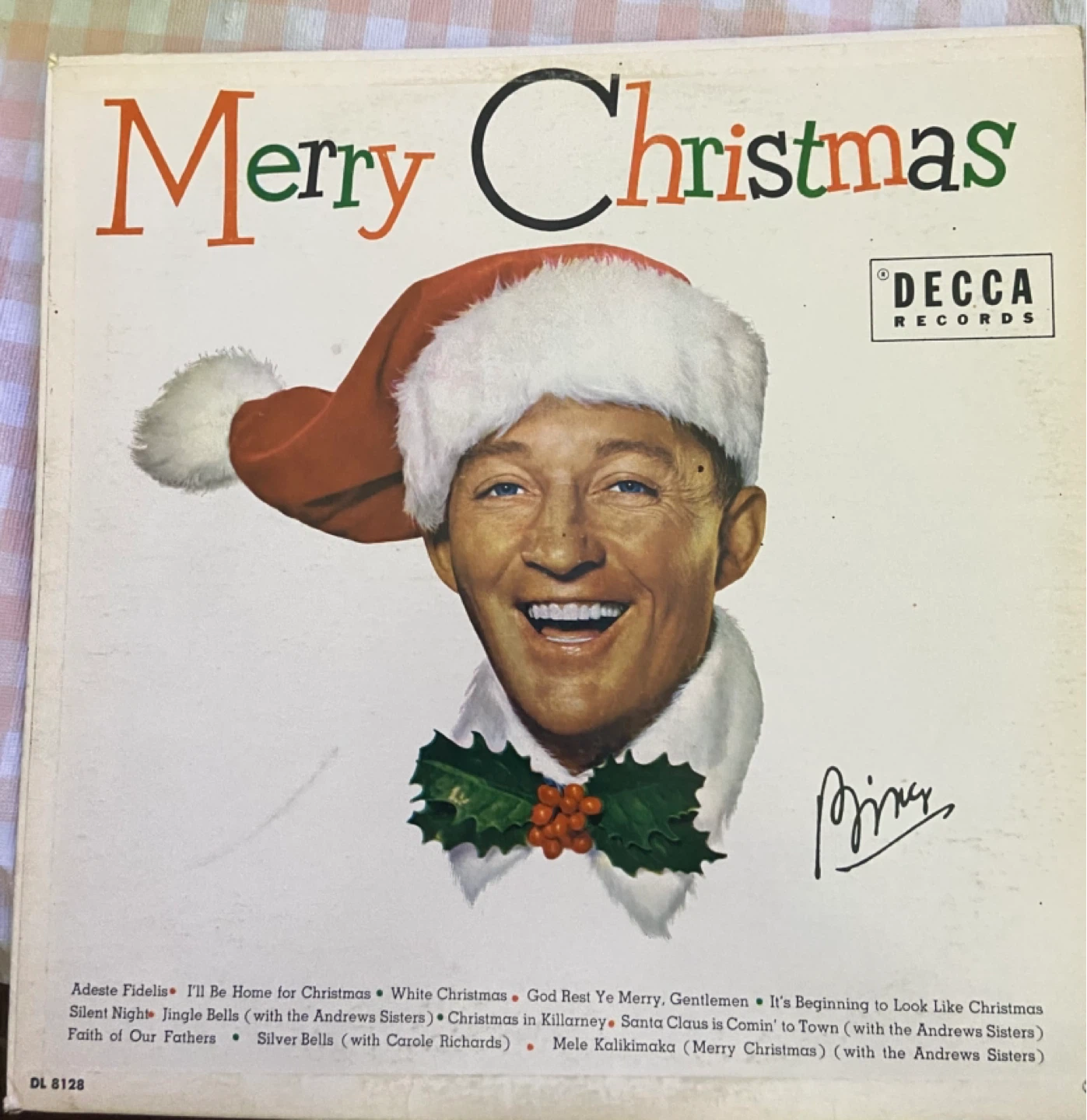 Bing Crosby Merry Christmas Vinyl Record