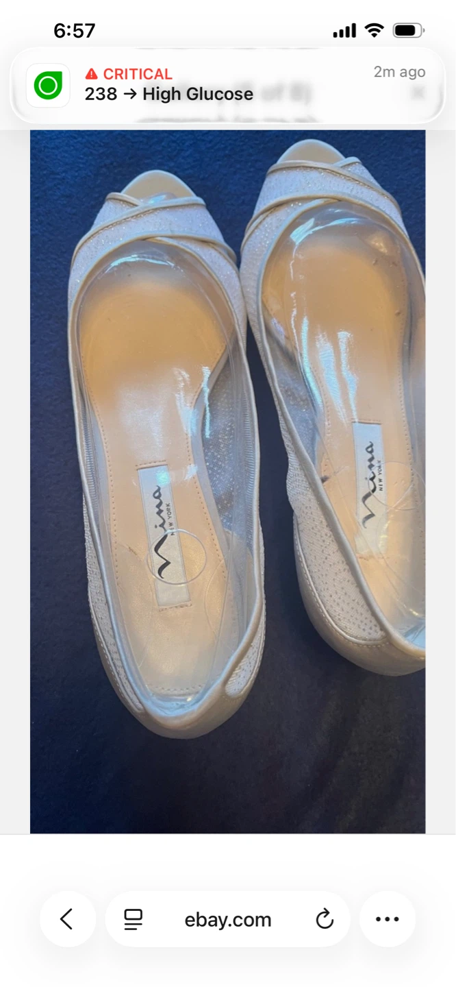 Nina Women's Peep Toe Heels - photo 4