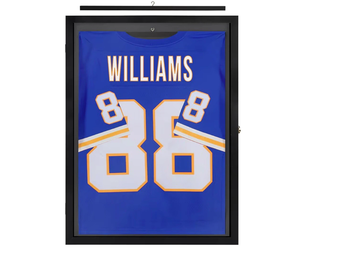 Black Shadow Box Display Case for Sports Jerseys