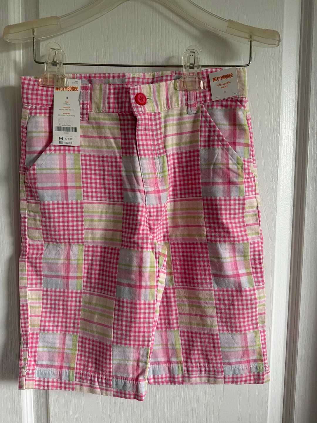 Gymboree Plaid Shorts Size 12