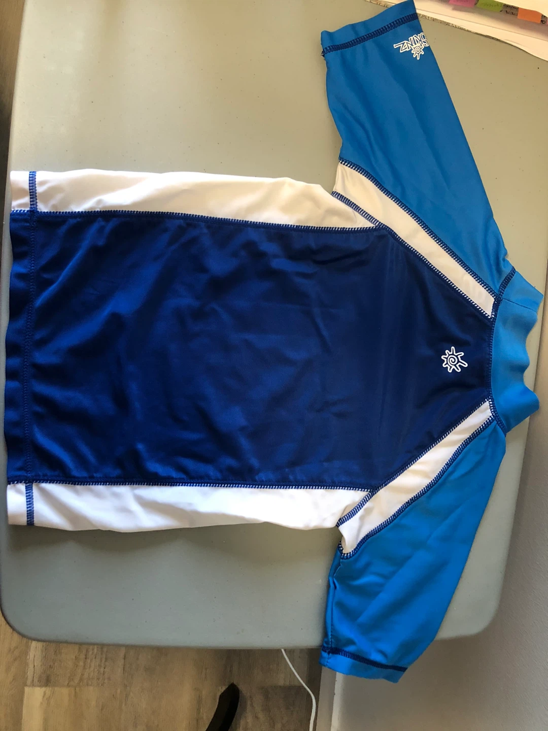 UV Skinz Blue Rash Guard Size 7 Years - photo 2