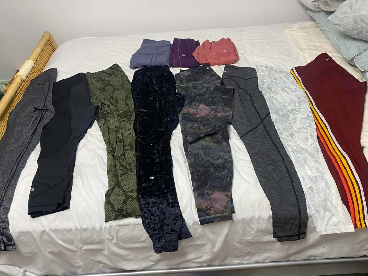 11 Lululemon Athletic Pants Assorted Styles and Colours