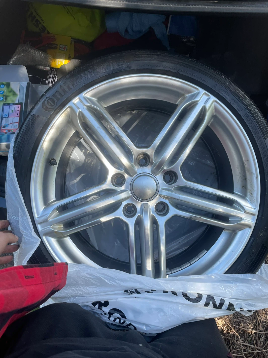 Audi rims, tires just put on and balanced June 1st - photo 2