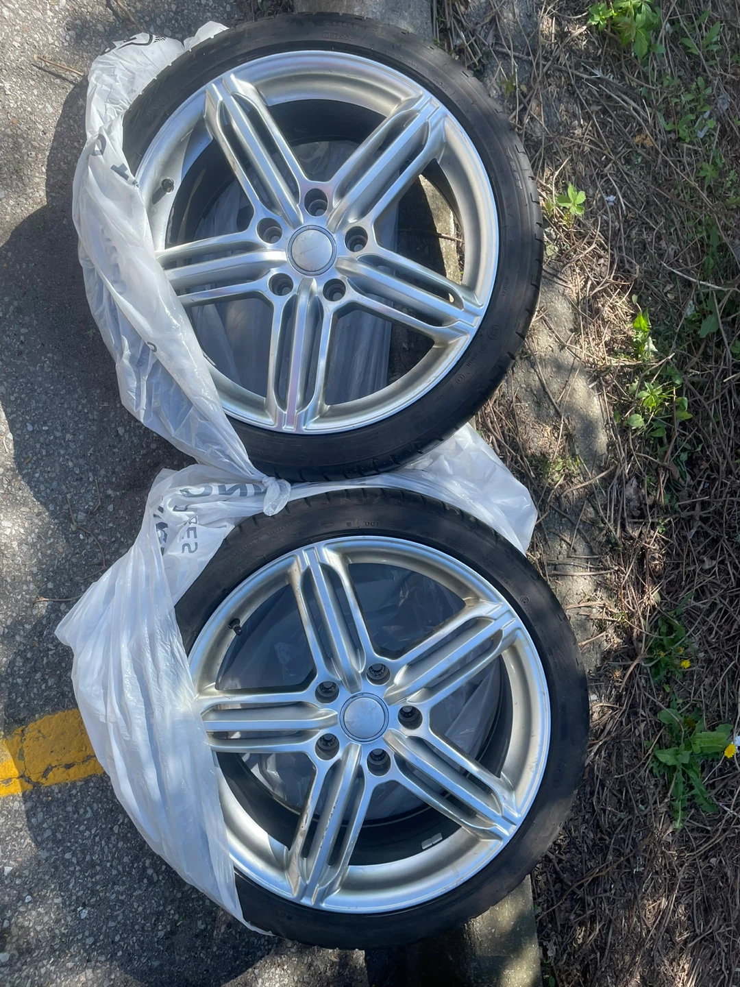 Audi rims, tires just put on and balanced June 1st - photo 3