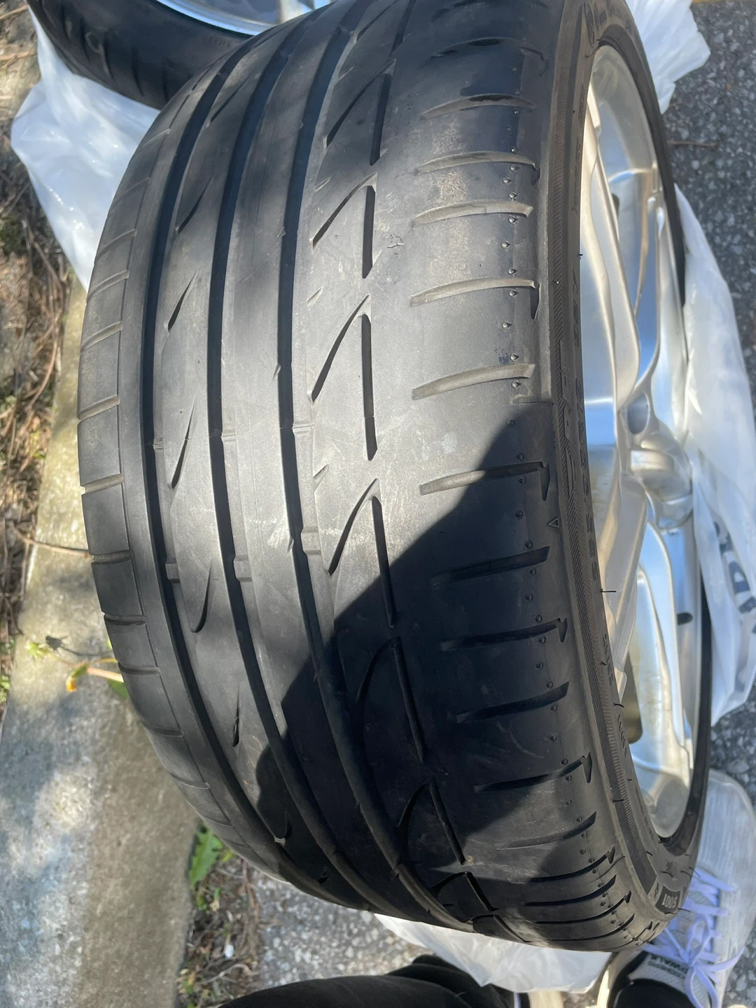 Audi rims, tires just put on and balanced June 1st - photo 4