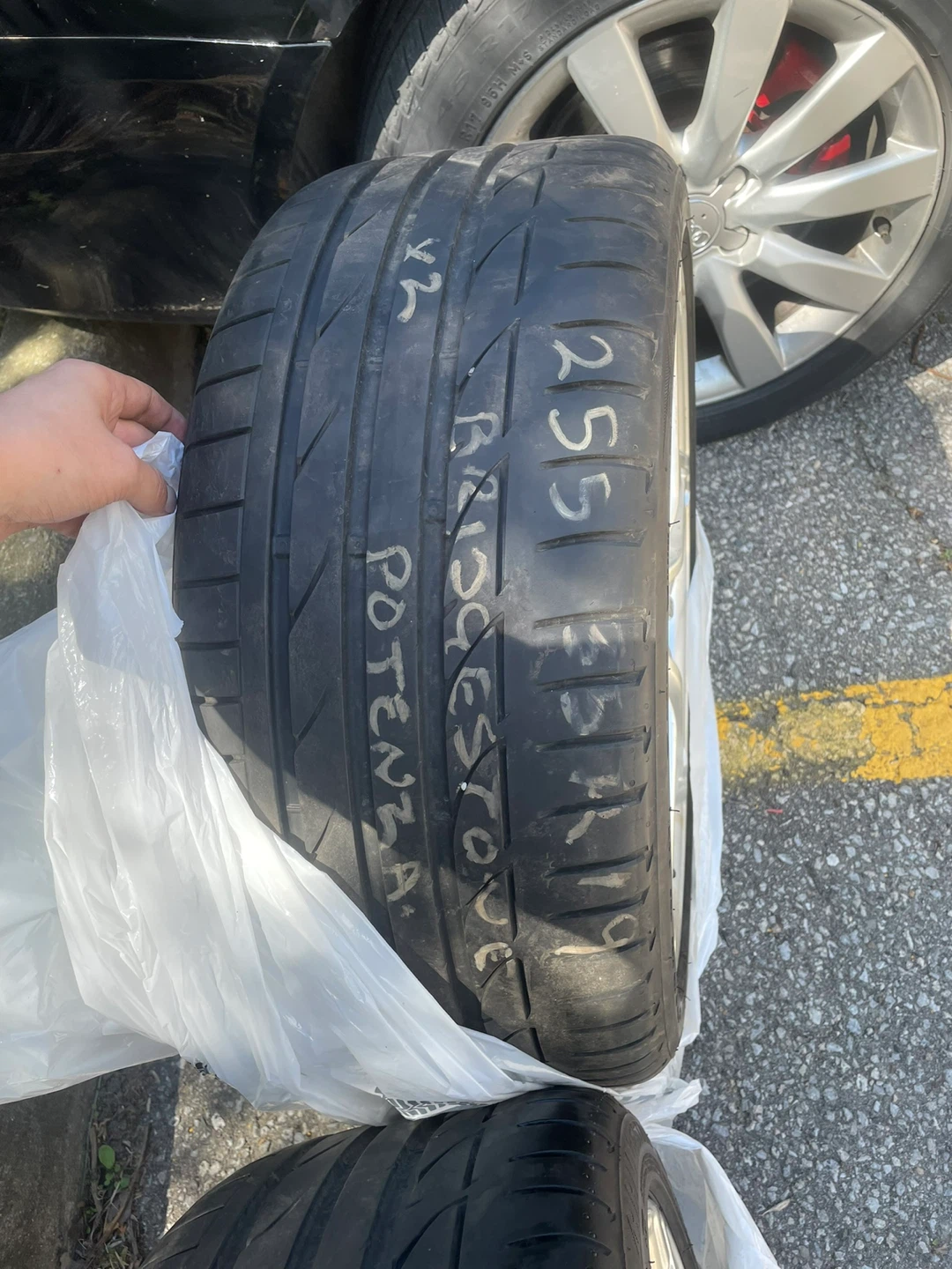 Audi rims, tires just put on and balanced June 1st - photo 5
