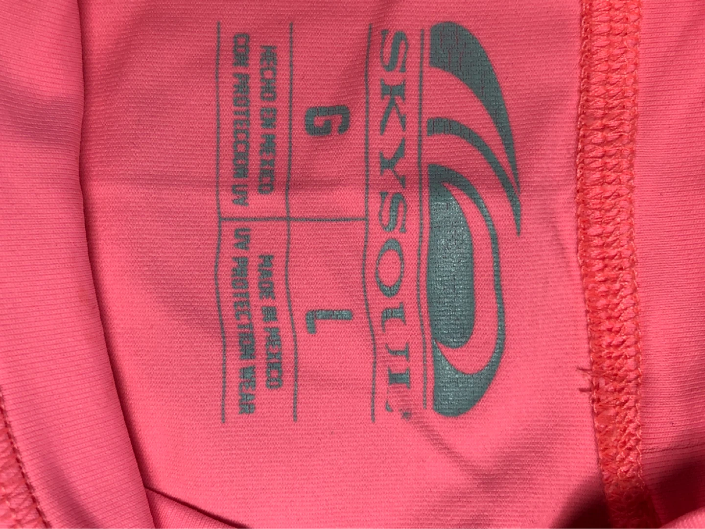 Skysol Pink Long Sleeve UPF 50+ Rash Guard Size L - photo 5