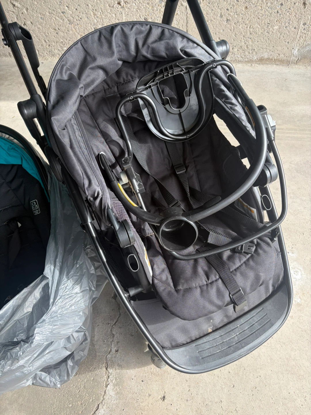 Black Baby Stroller and Car Seat Travel System - photo 3