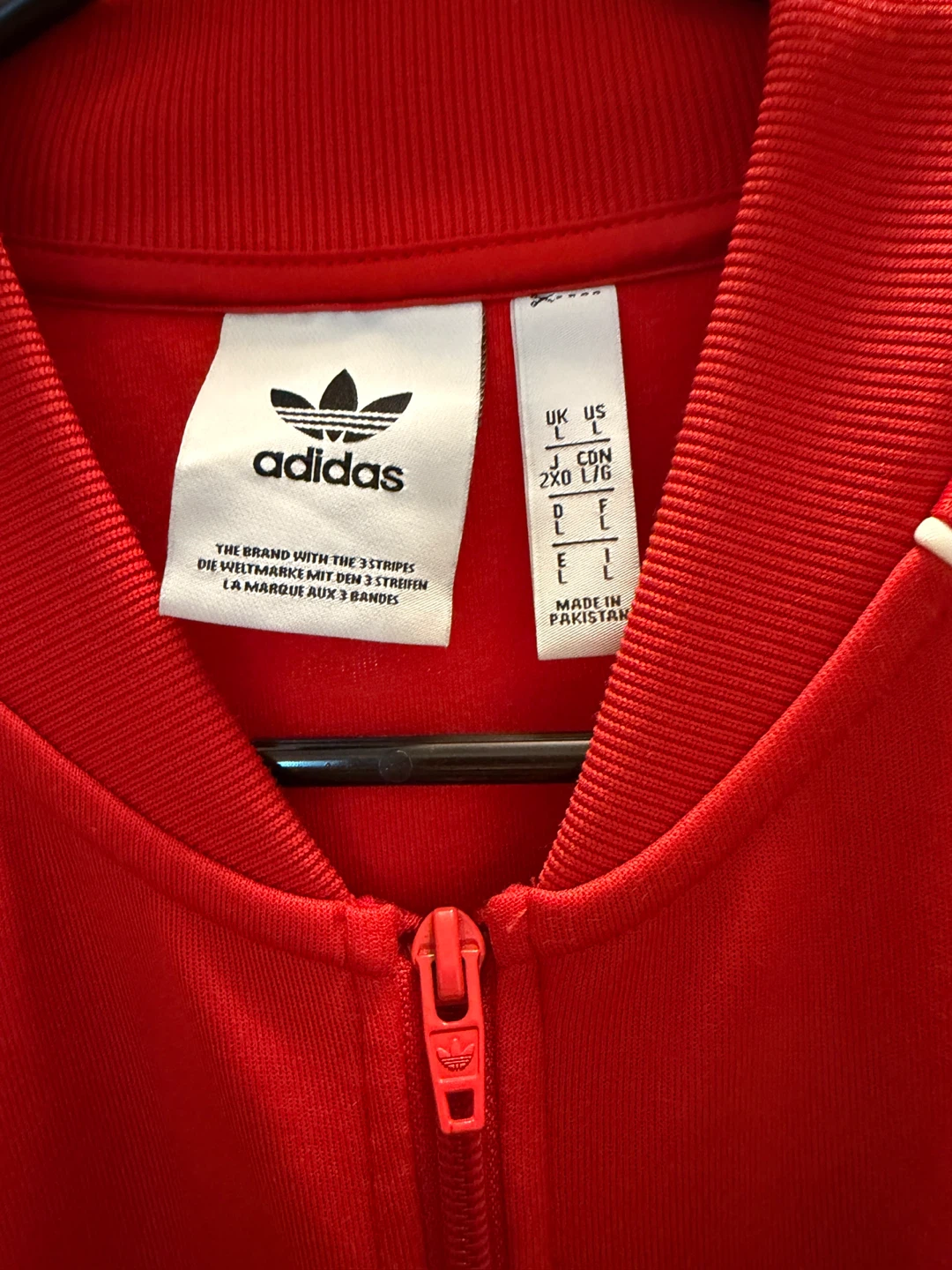 Adidas Red Track Jacket - photo 3