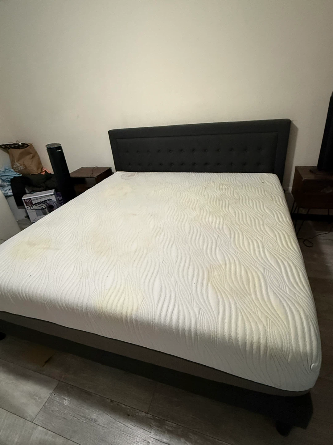 King Size Bed Frame with Headboard
