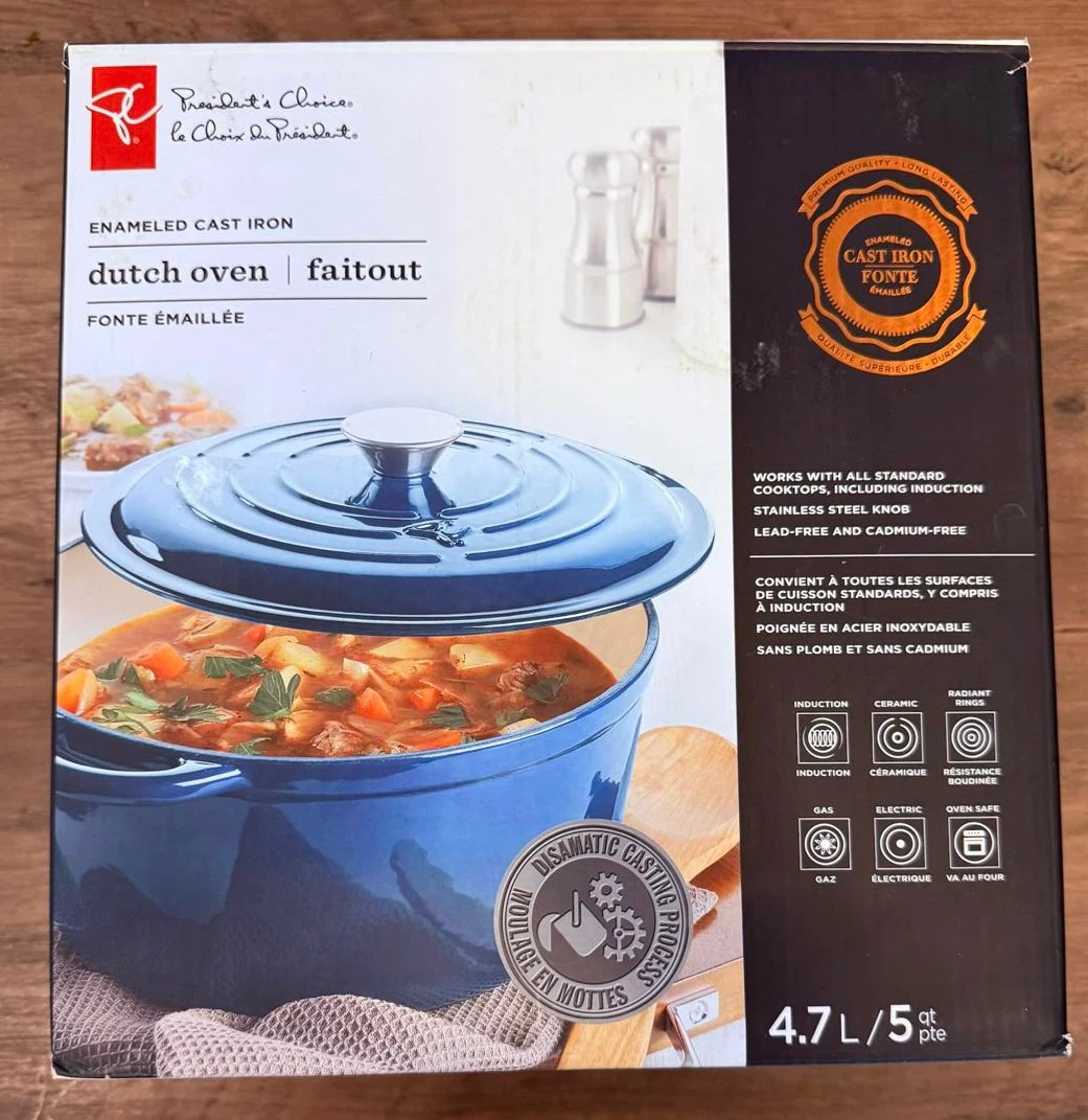President’s Choice 4.7L Blue Dutch Oven - photo 4