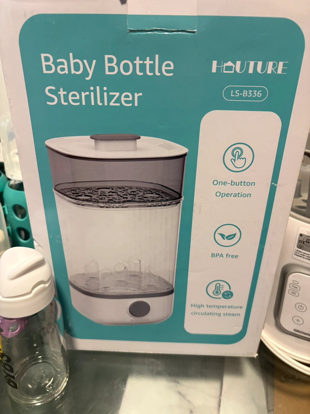 Bottle Sterilizer, Bottle Warmer, LifeFactory Glass Bottles - photo 2