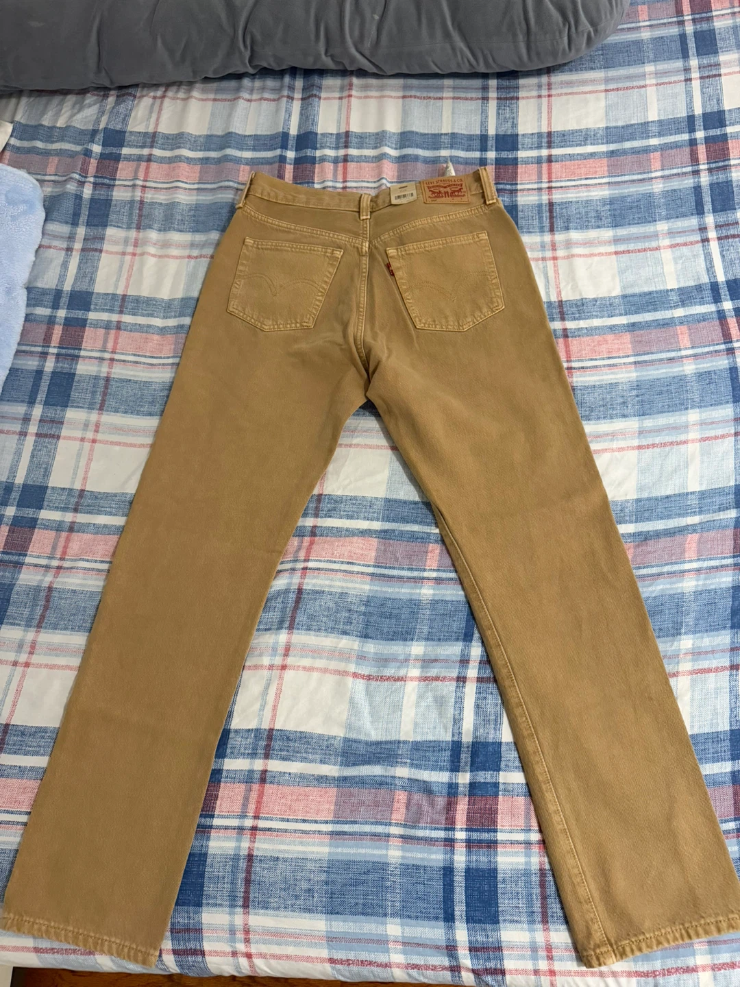 Levi's 501 Tan Jeans - photo 2