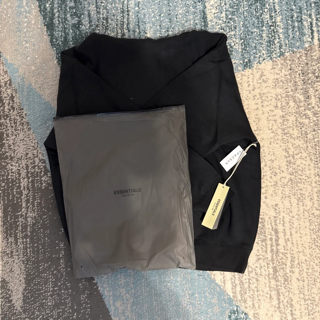 Fear of God Essentials Black Hoodie
