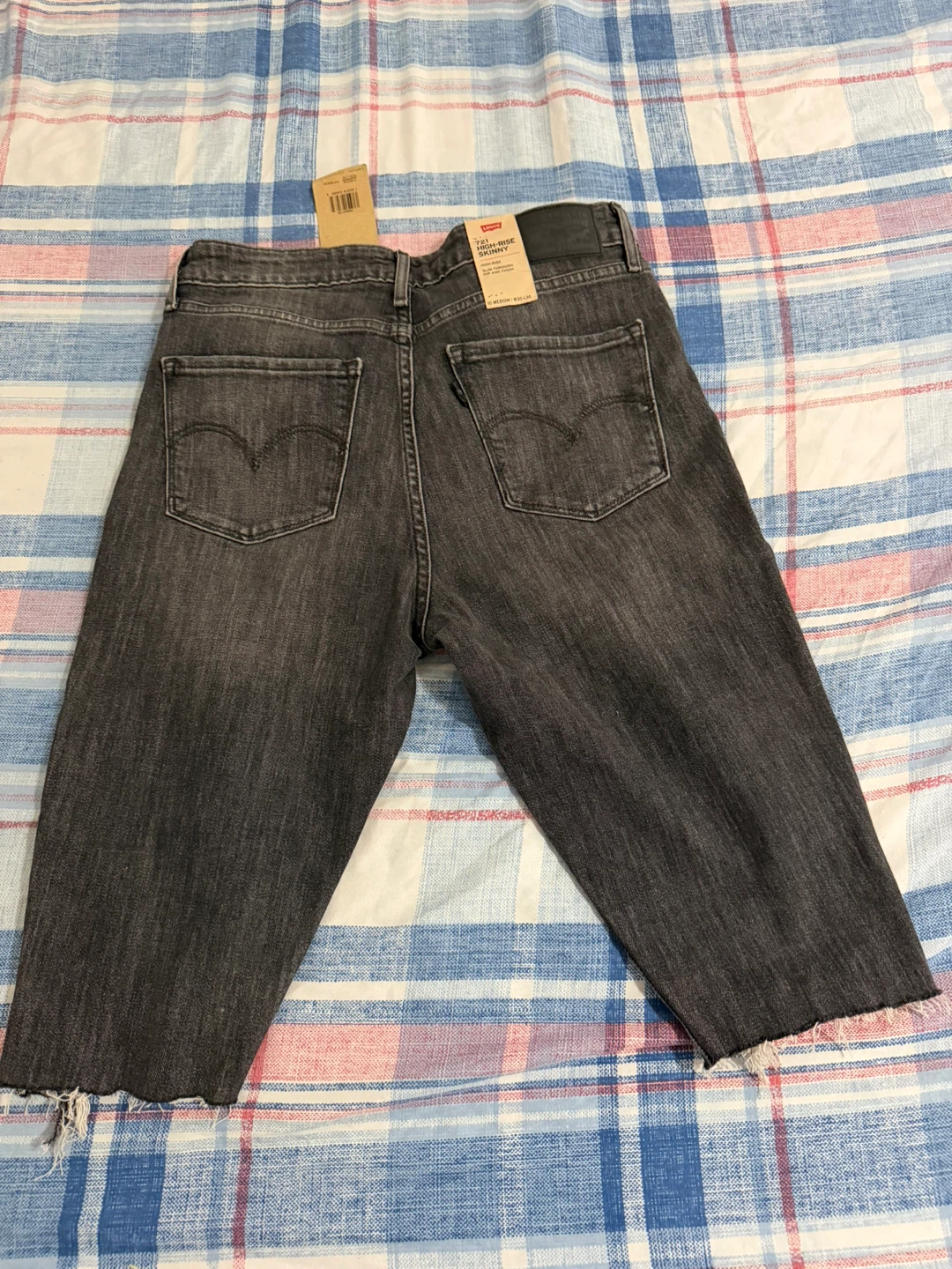 Levi's 721 High-Rise Skinny Jeans Black Size 29/32 - photo 2