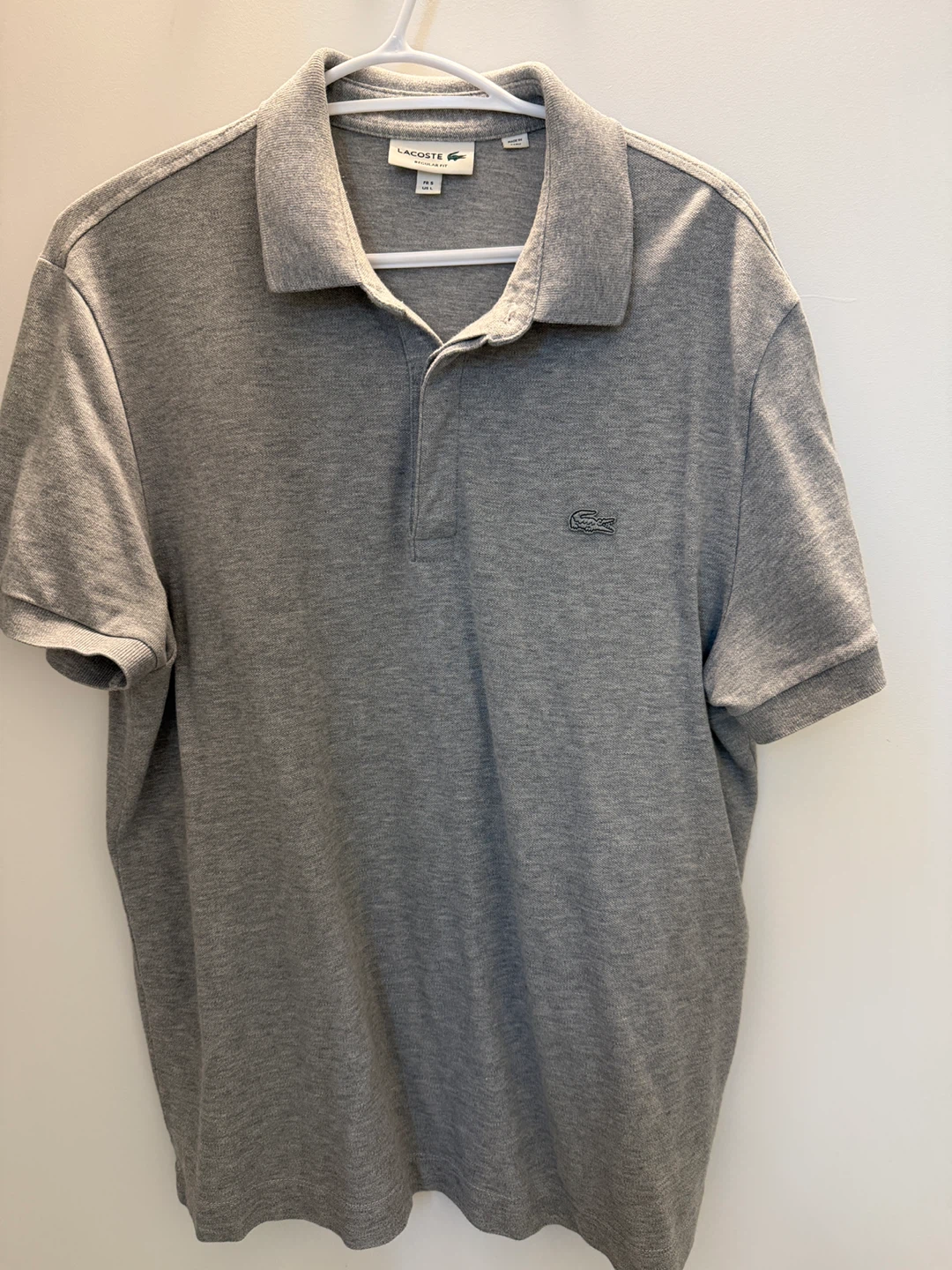 Lacoste Regular Fit Polo Shirt - Grey
