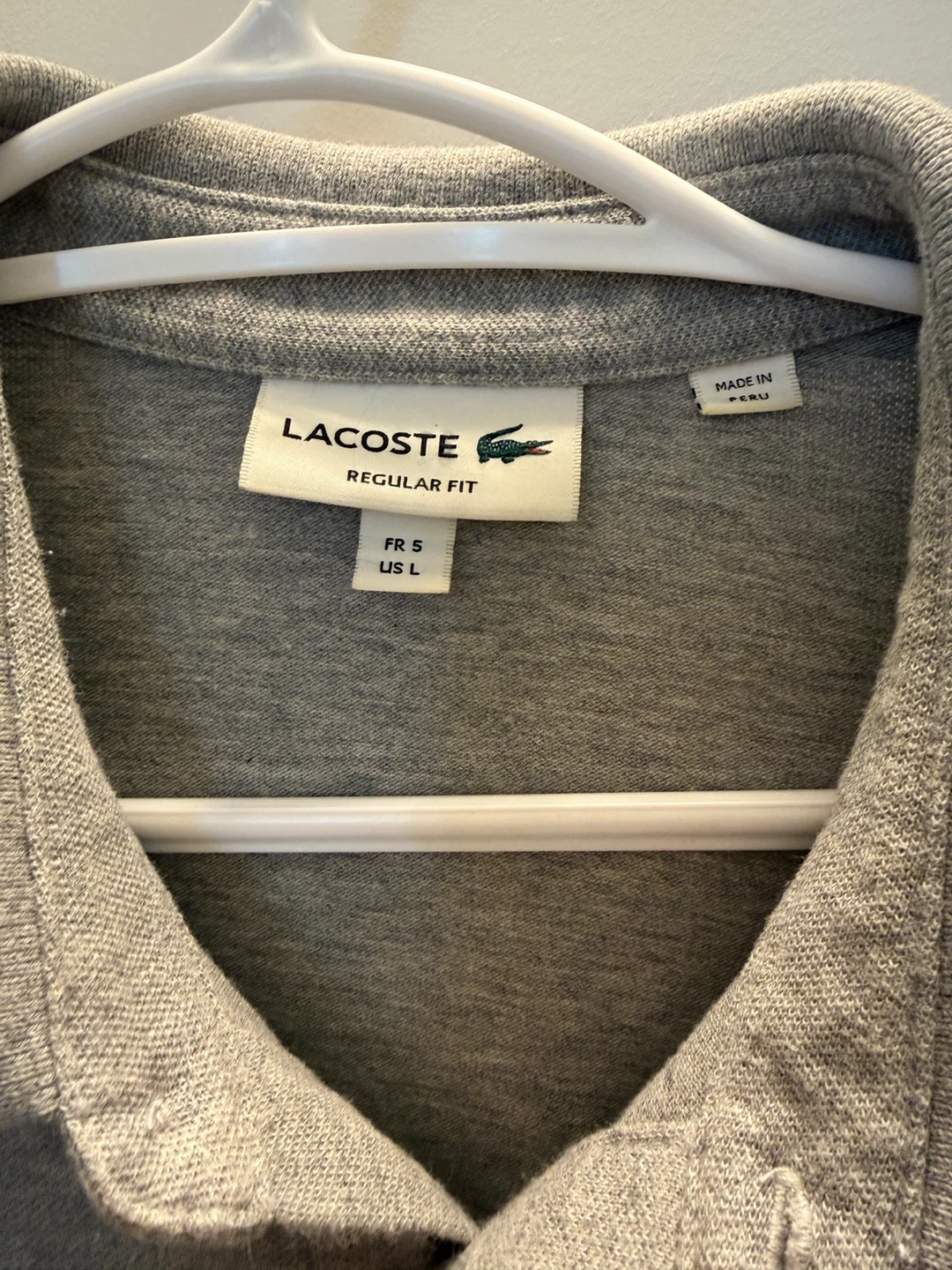 Lacoste Regular Fit Polo Shirt - Grey - photo 3