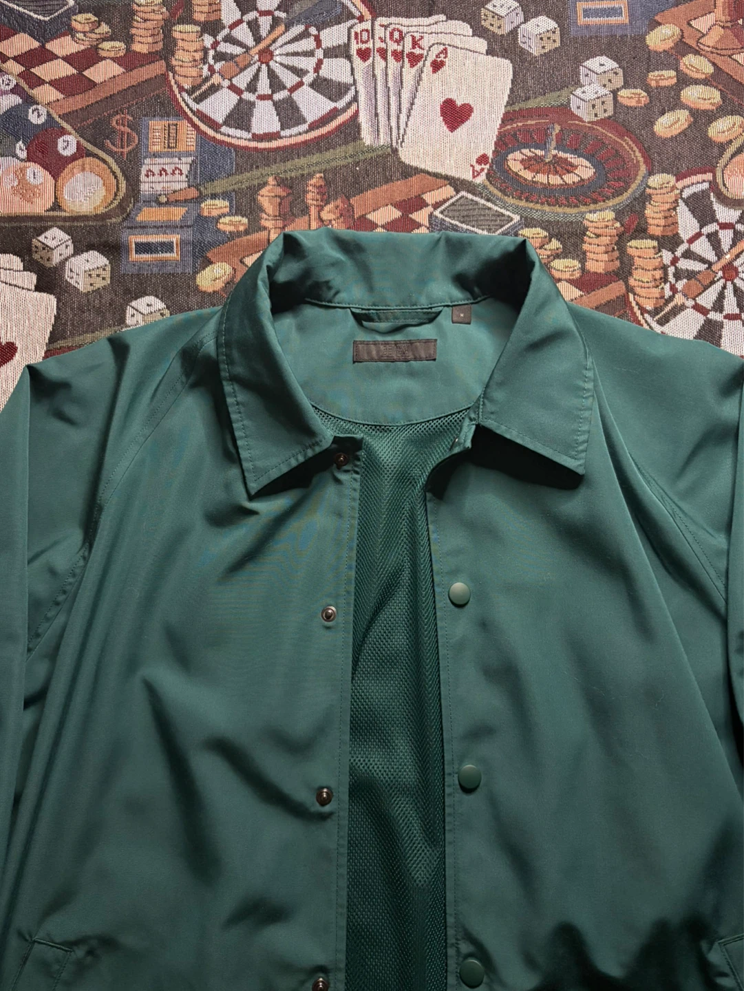 Uniqlo Green Coach Jacket - photo 3