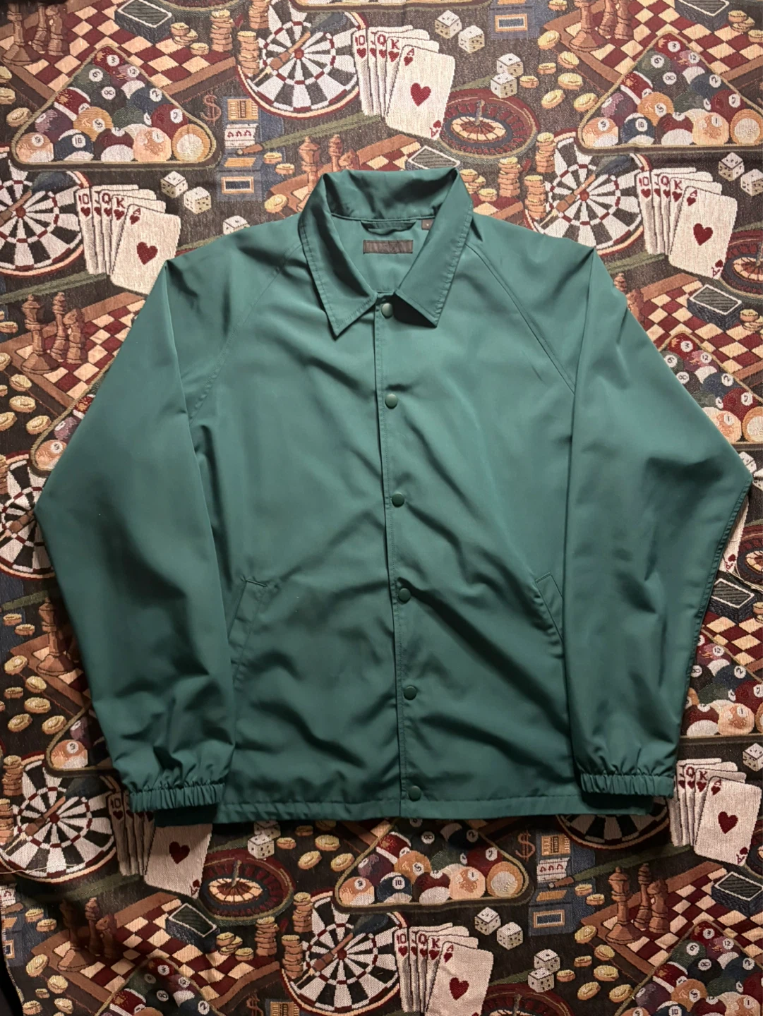 Uniqlo Green Coach Jacket
