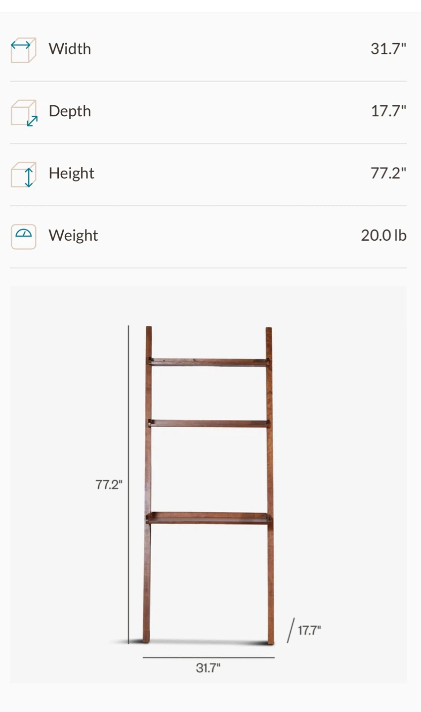 EQ3 Asterix ladder desk solid wood! - photo 2