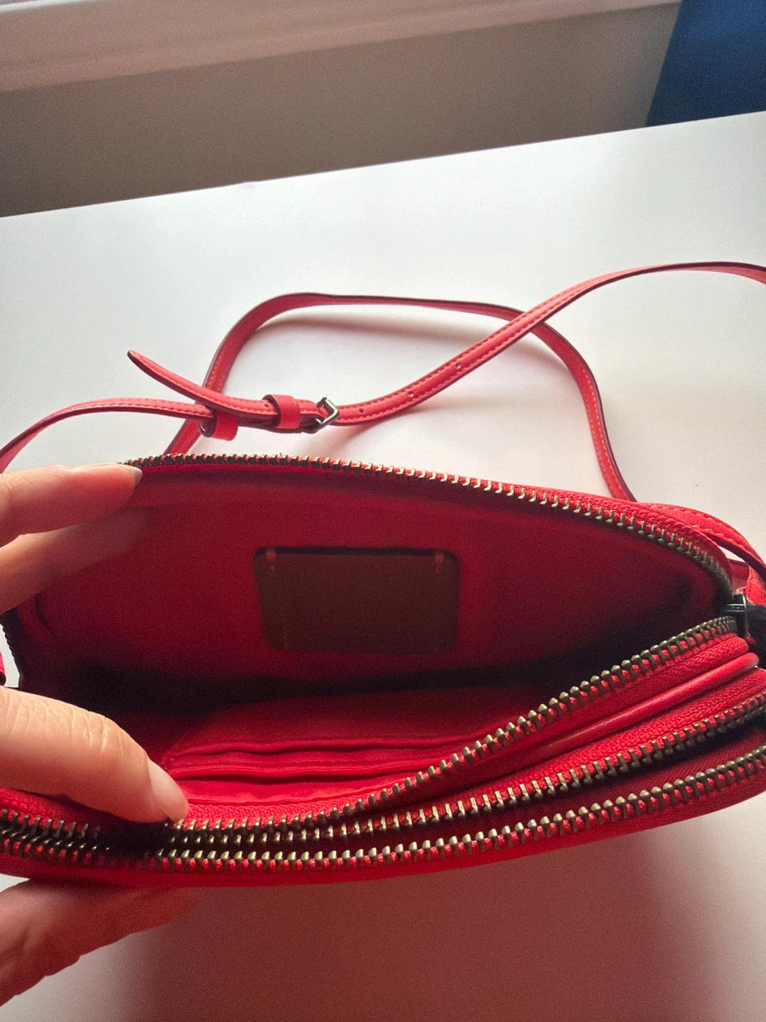 Coach Leather Mickey Red Crossbody Bag - photo 2