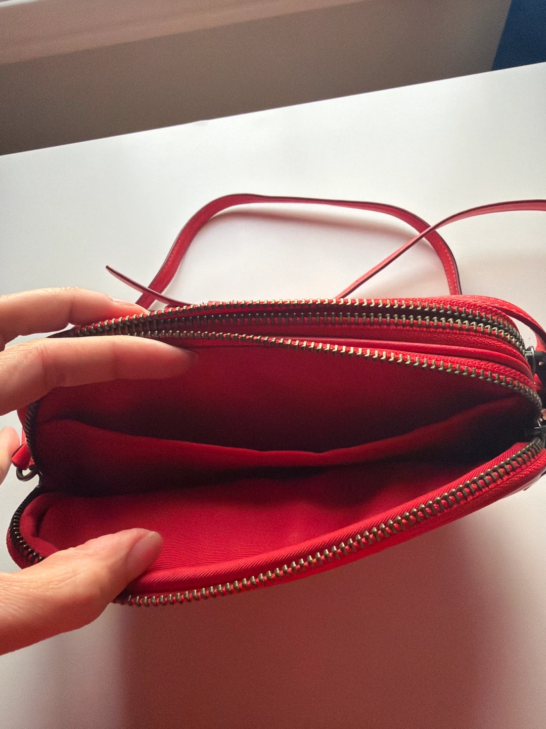 Coach Leather Mickey Red Crossbody Bag - photo 3