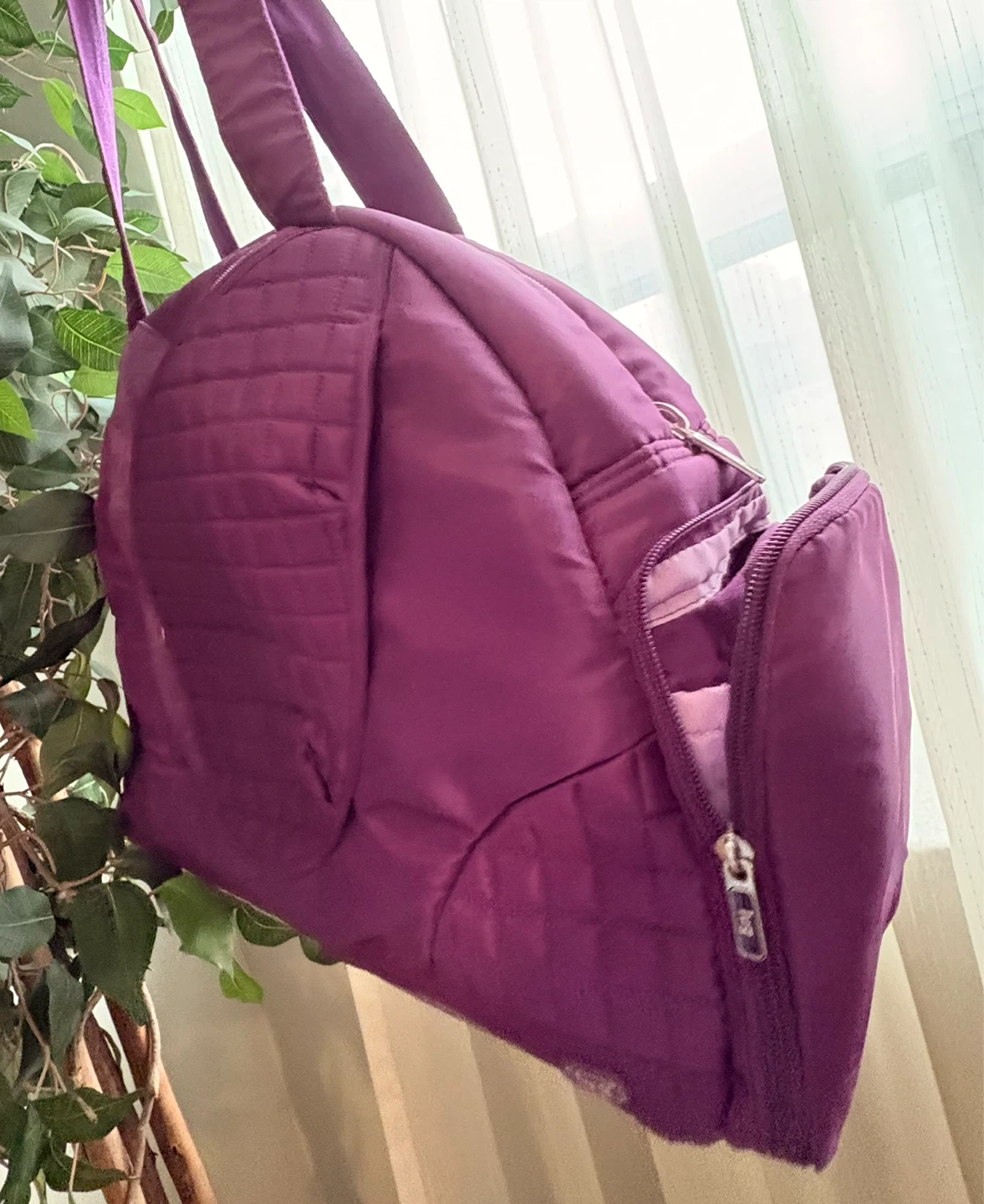 Lug Cartwheel Purple Quilted yoga Bag - photo 4