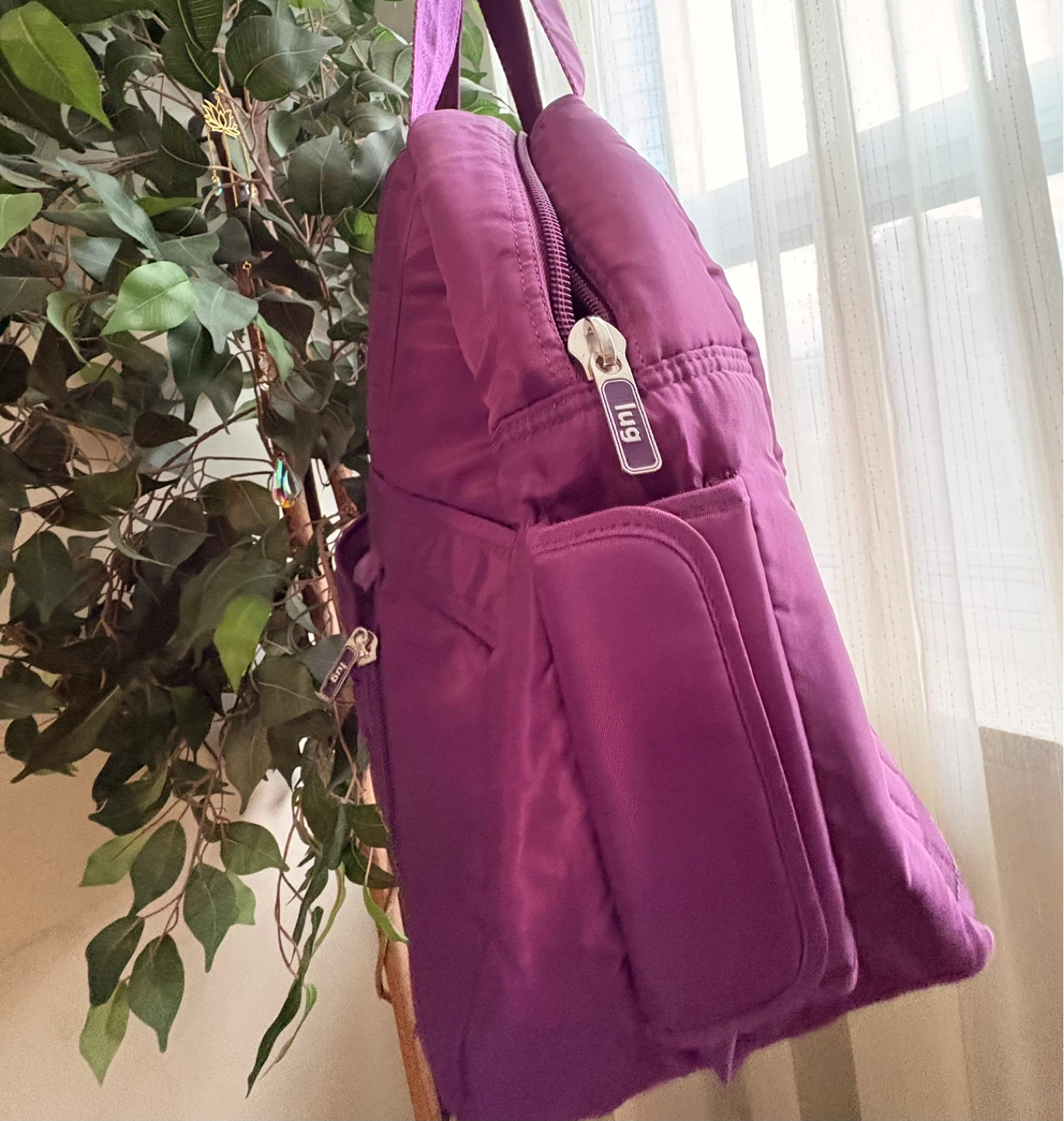 Lug Cartwheel Purple Quilted yoga Bag - photo 3