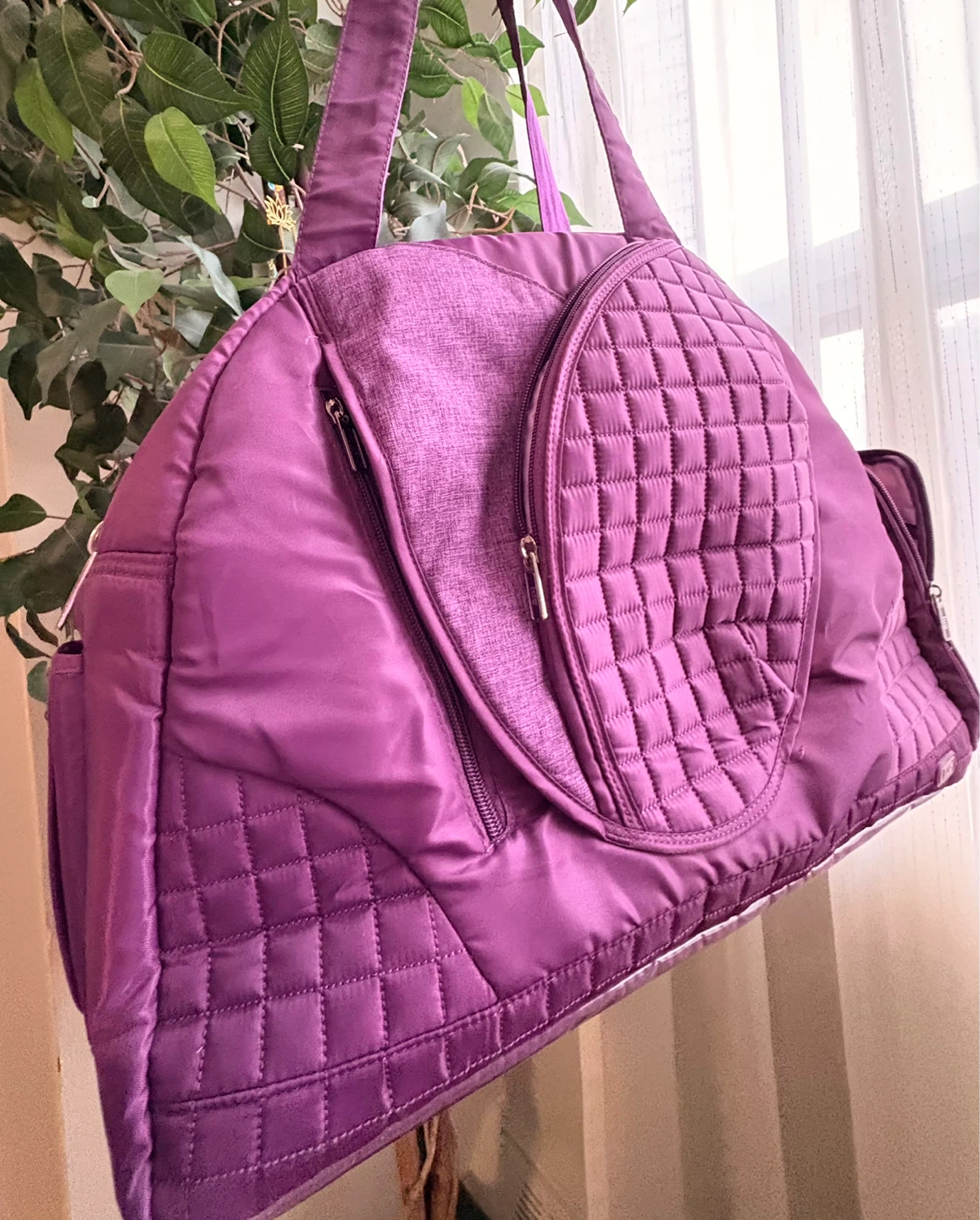 Lug Cartwheel Purple Quilted yoga Bag - photo 2