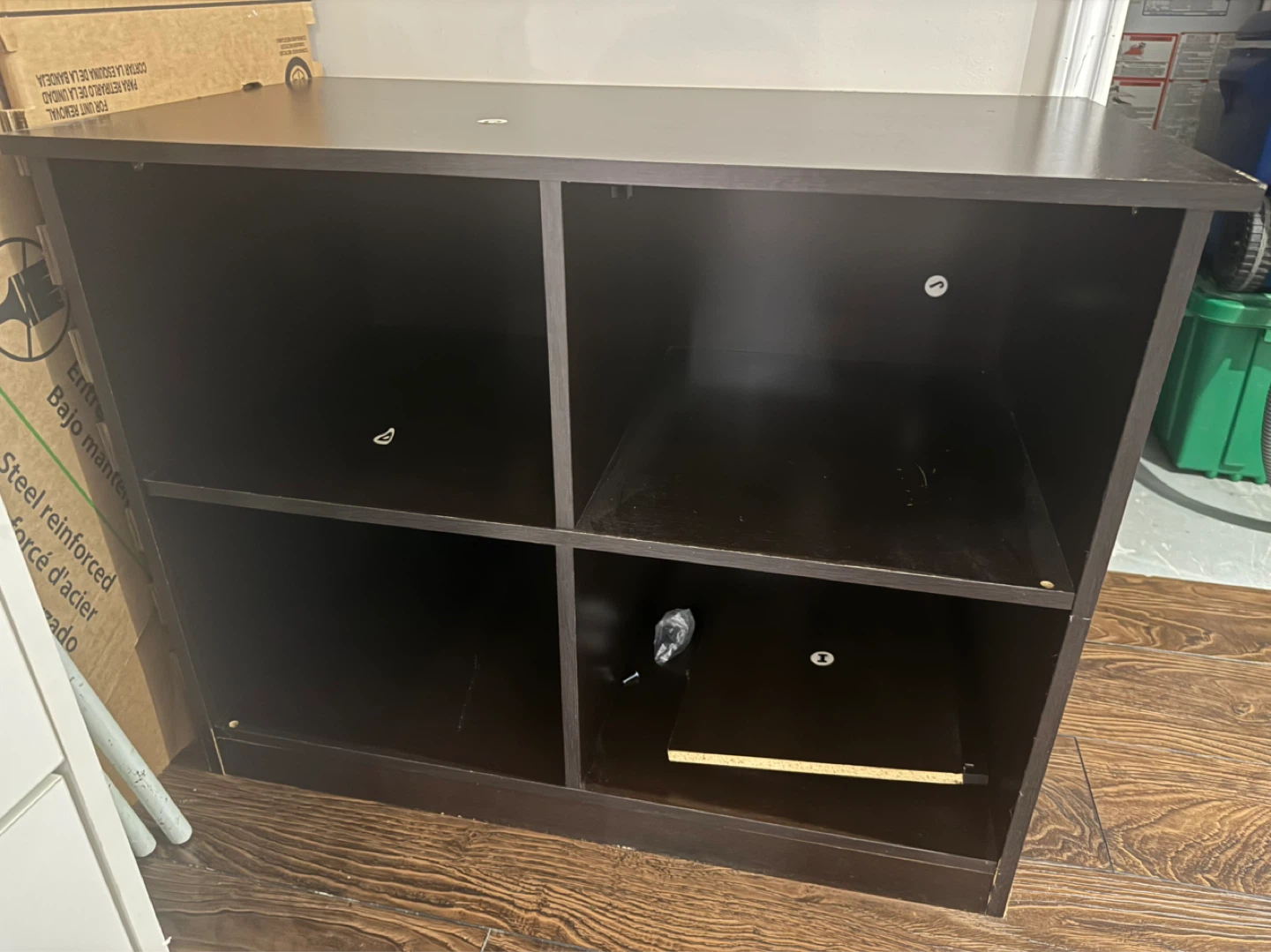 Dark Brown Cube Storage Unit