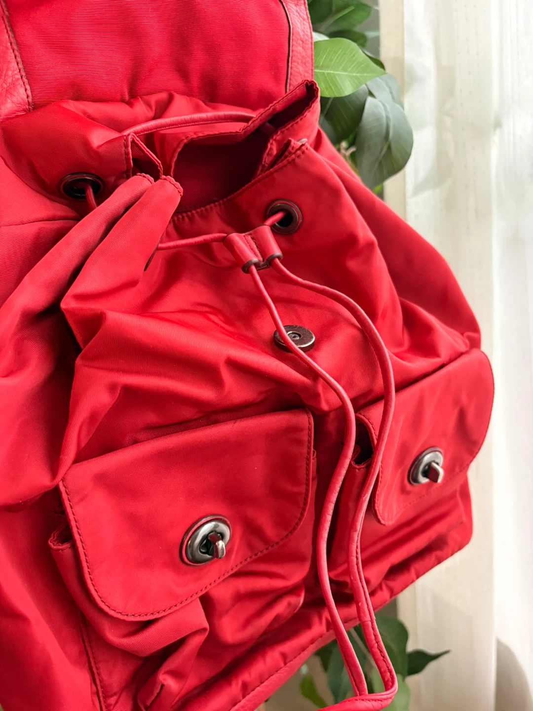 Red Coach Backpack - photo 3