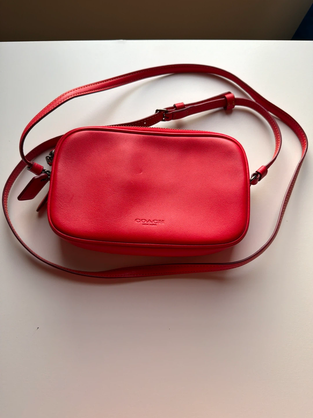 Coach Leather Mickey Red Crossbody Bag - photo 4