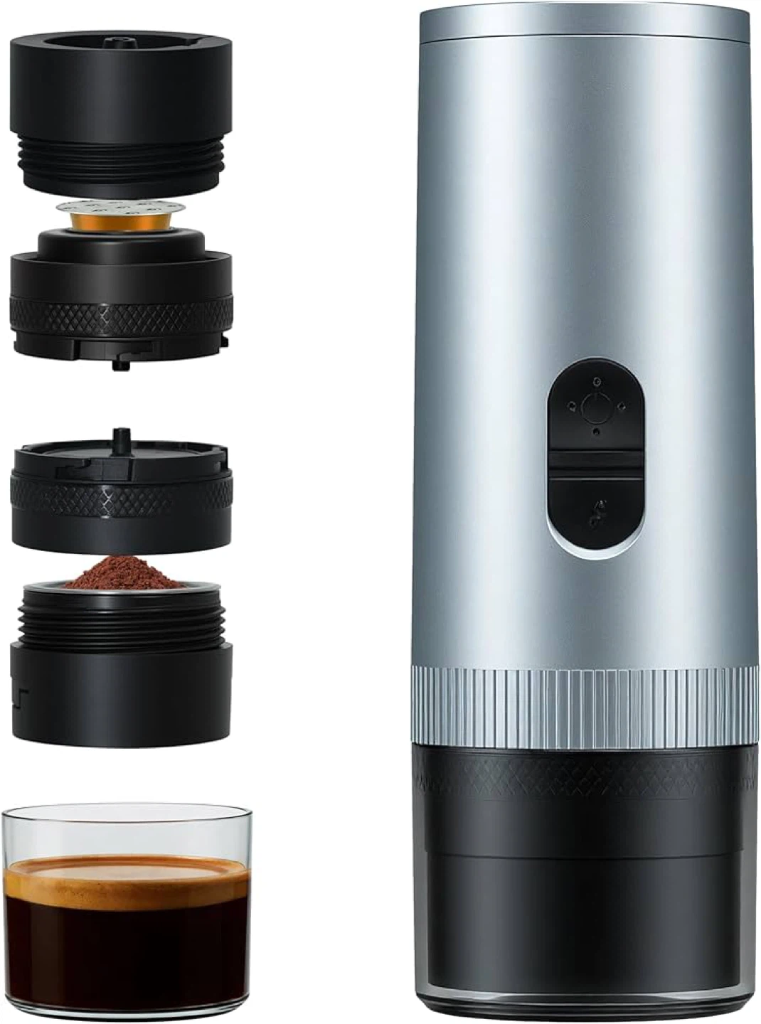 🔥Portable Electric Espresso Machine(Self-Heating Coffee Maker)