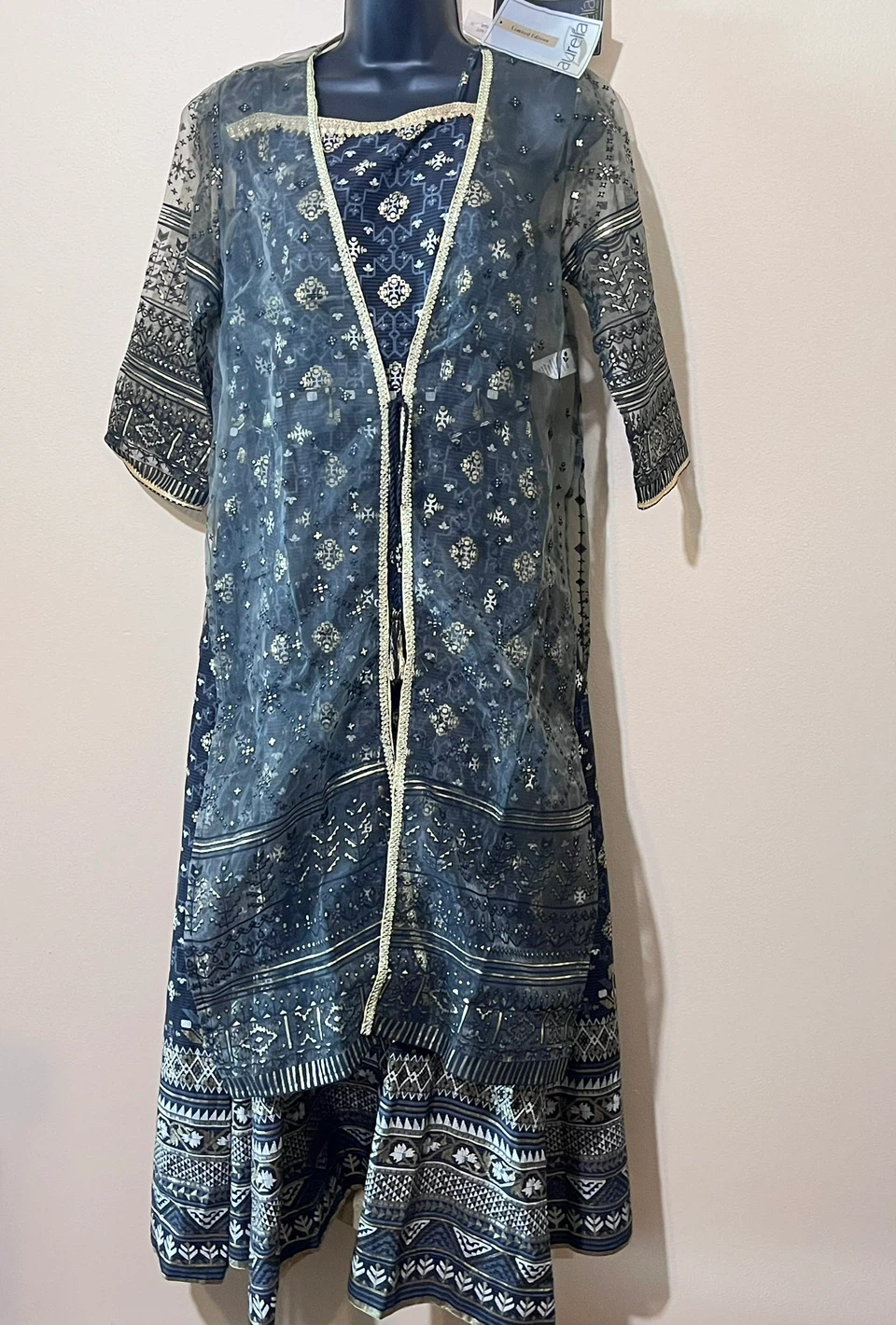 AURELIA Ethnic Dress With Jacket - L. new - photo 4