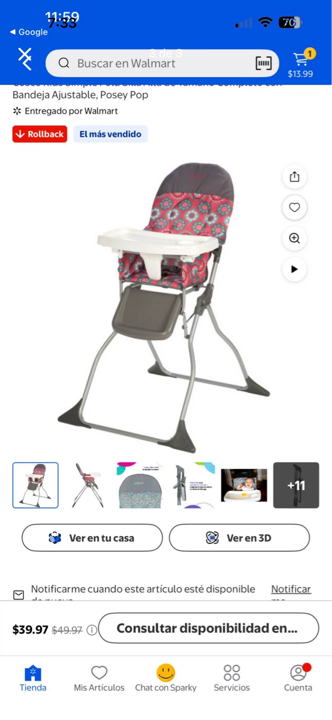 Silla de bebé