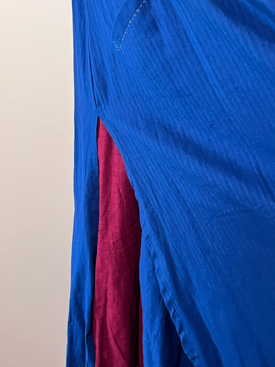 TANEIRA sleeveless wrap dress in a vibrant blue - photo 3