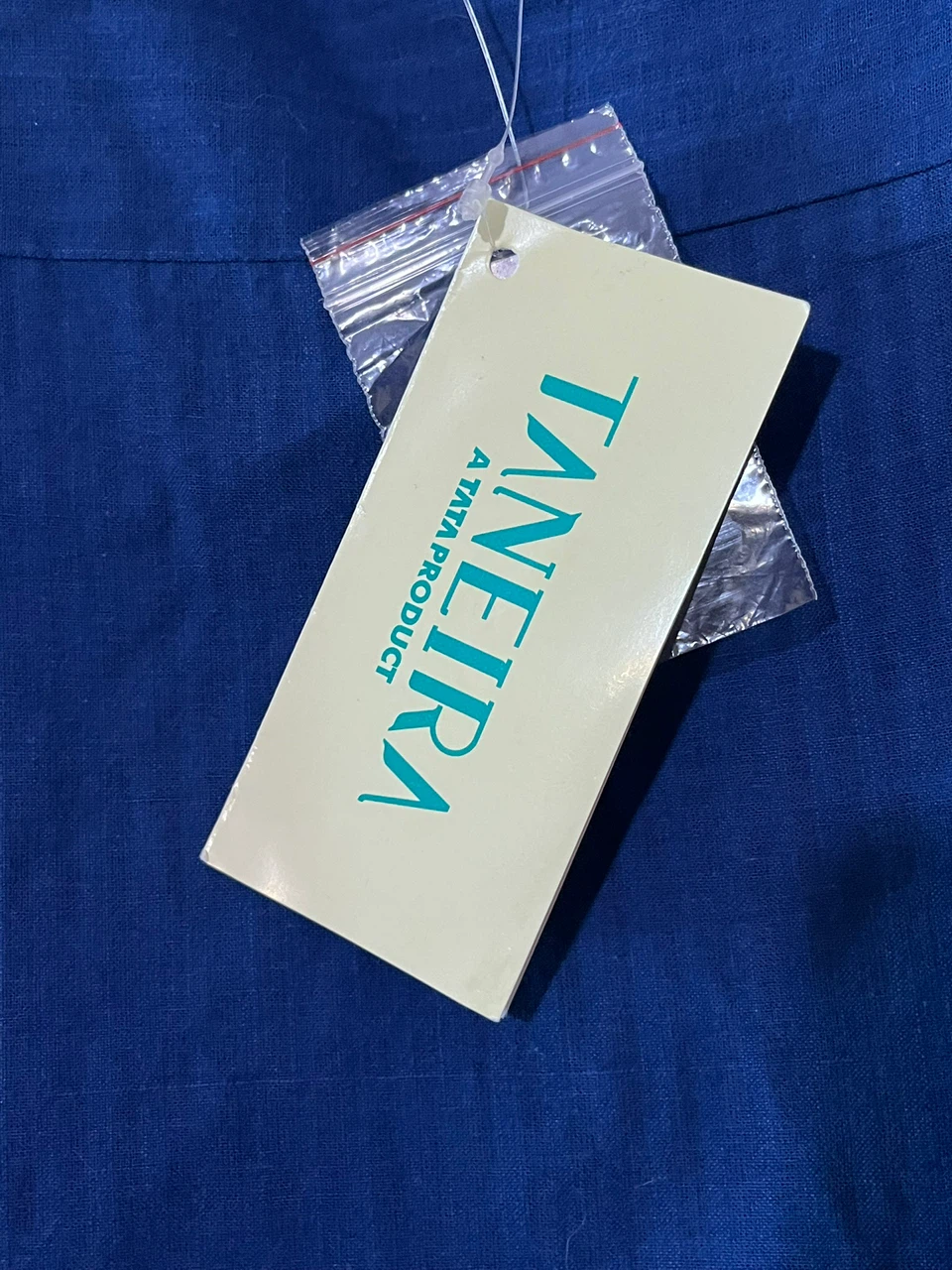 TANEIRA sleeveless wrap dress in a vibrant blue - photo 5