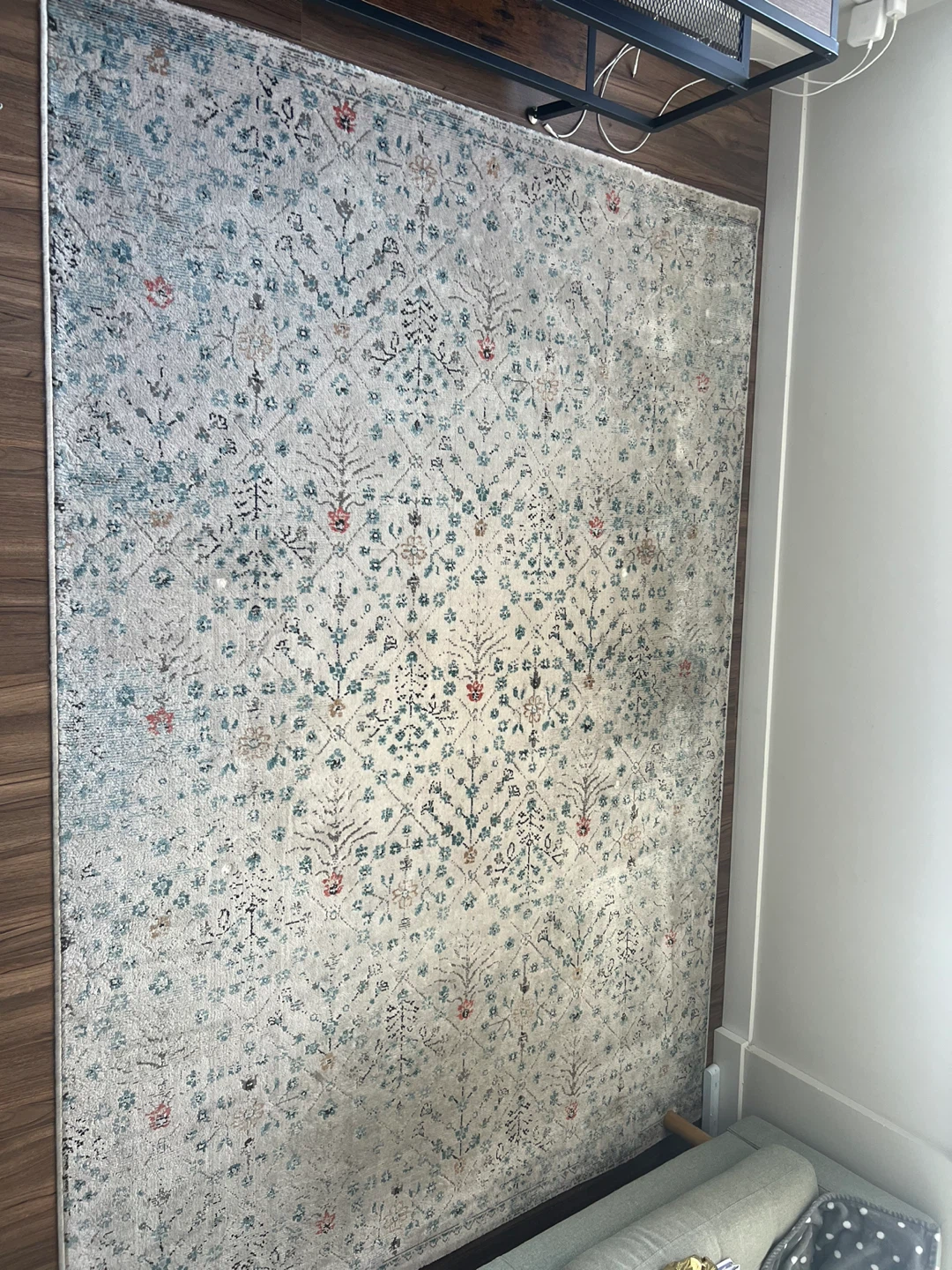 IKEA Area Rug with Floral Pattern - photo 2