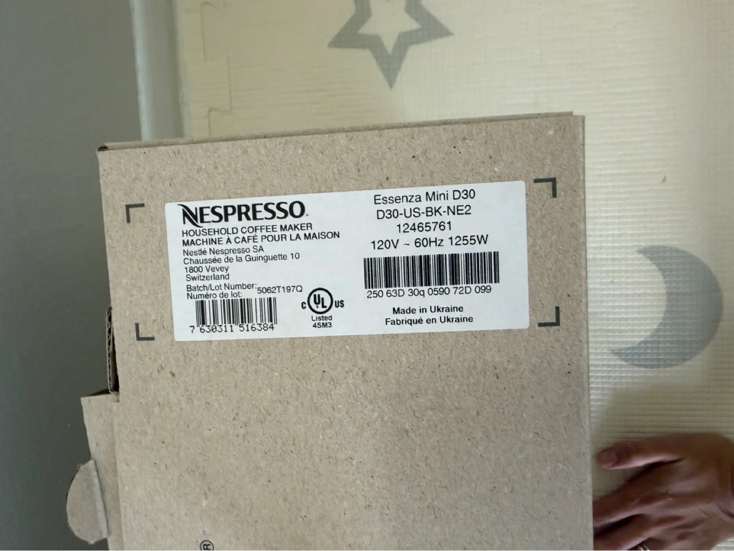 Nespresso Essenza Mini D30 Coffee Maker - Black - photo 5