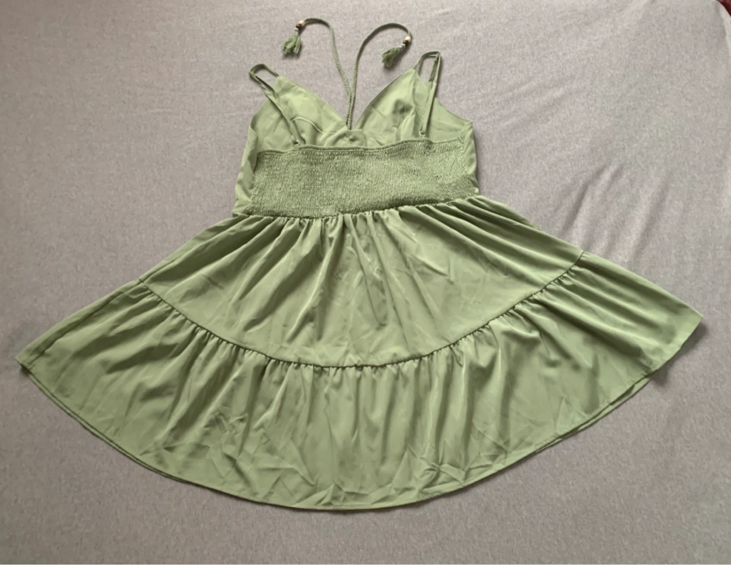 4XL Light Sage Green Dress - photo 2