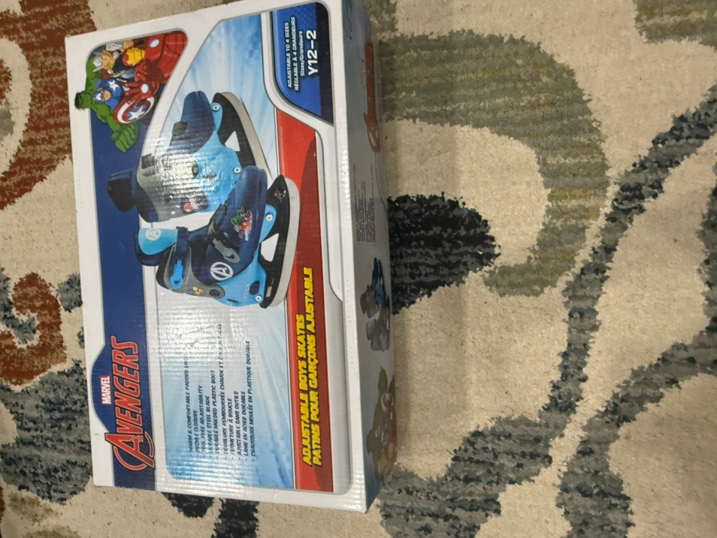Marvel Avengers Adjustable Boys Ice Skates