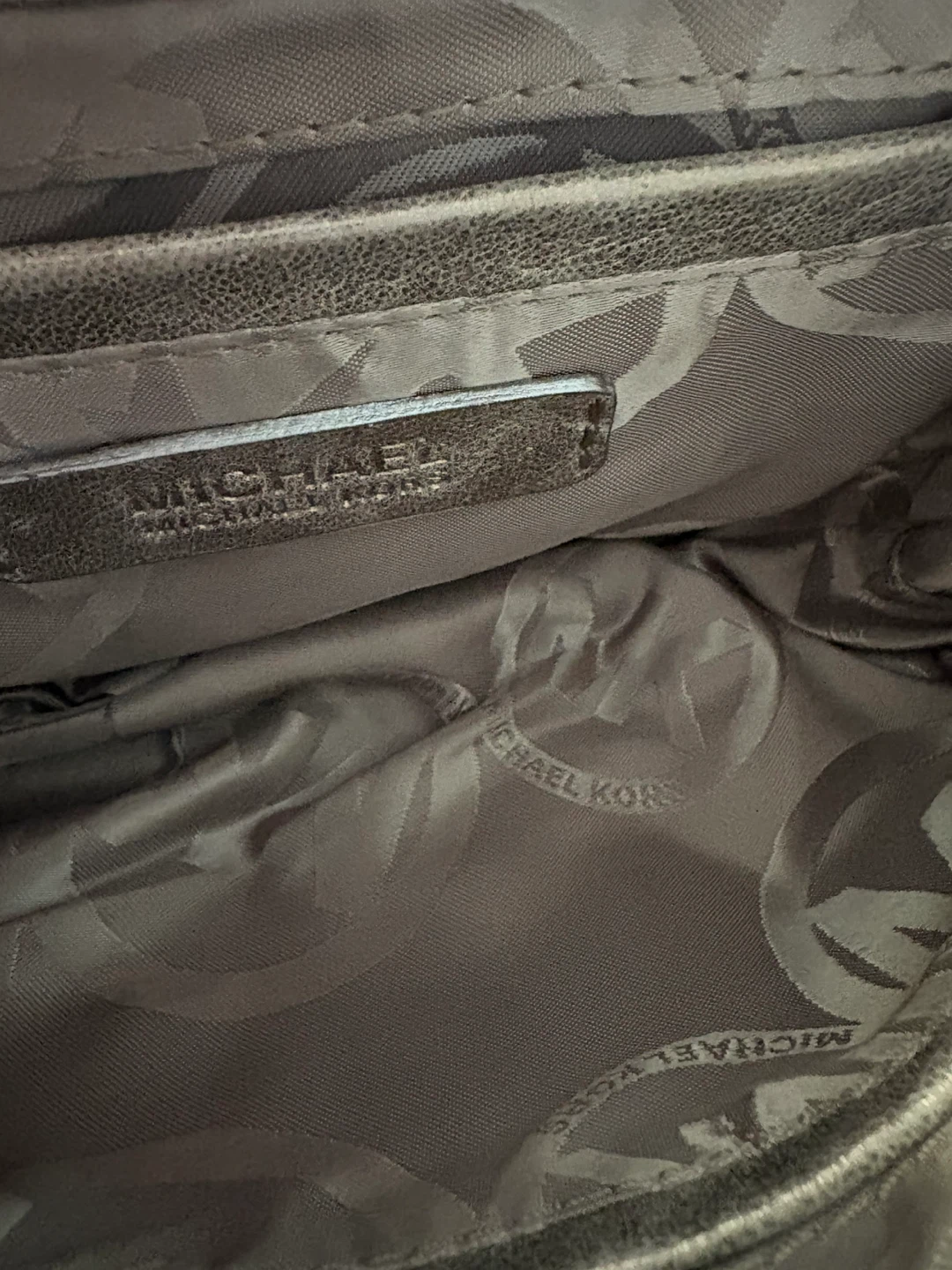 Vintage Michael Kors Metallic Leather Crossbody Bag - photo 3