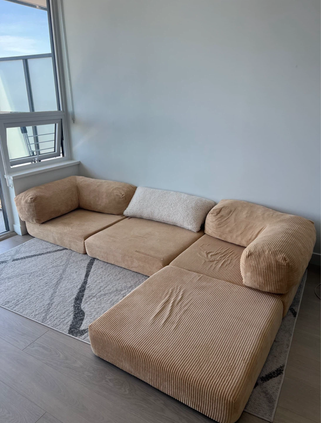 Convertible Folding Sofa Bed, Armless Foam Floor Sofa - photo 3