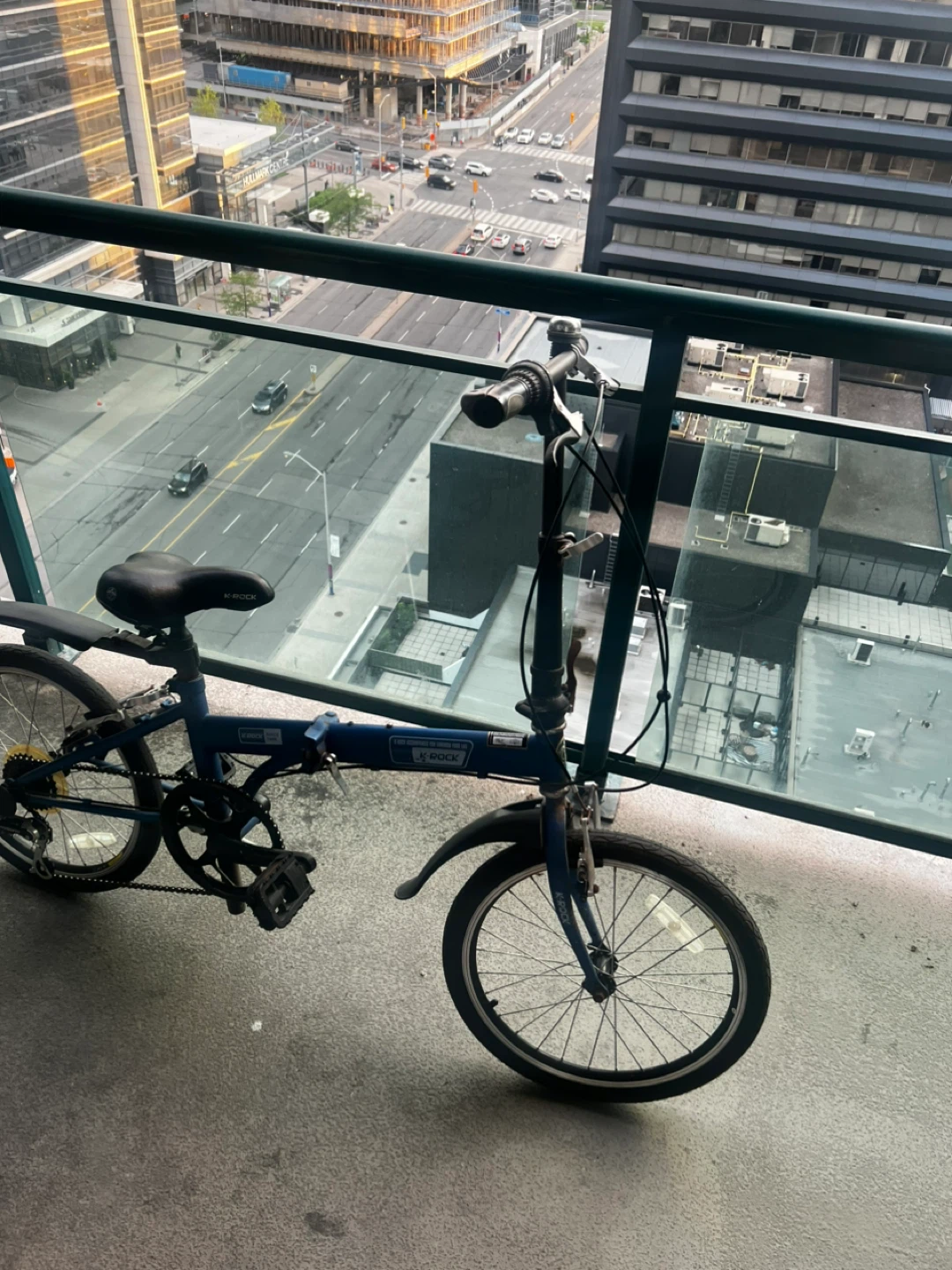 Blue Folding Bicycle - photo 2