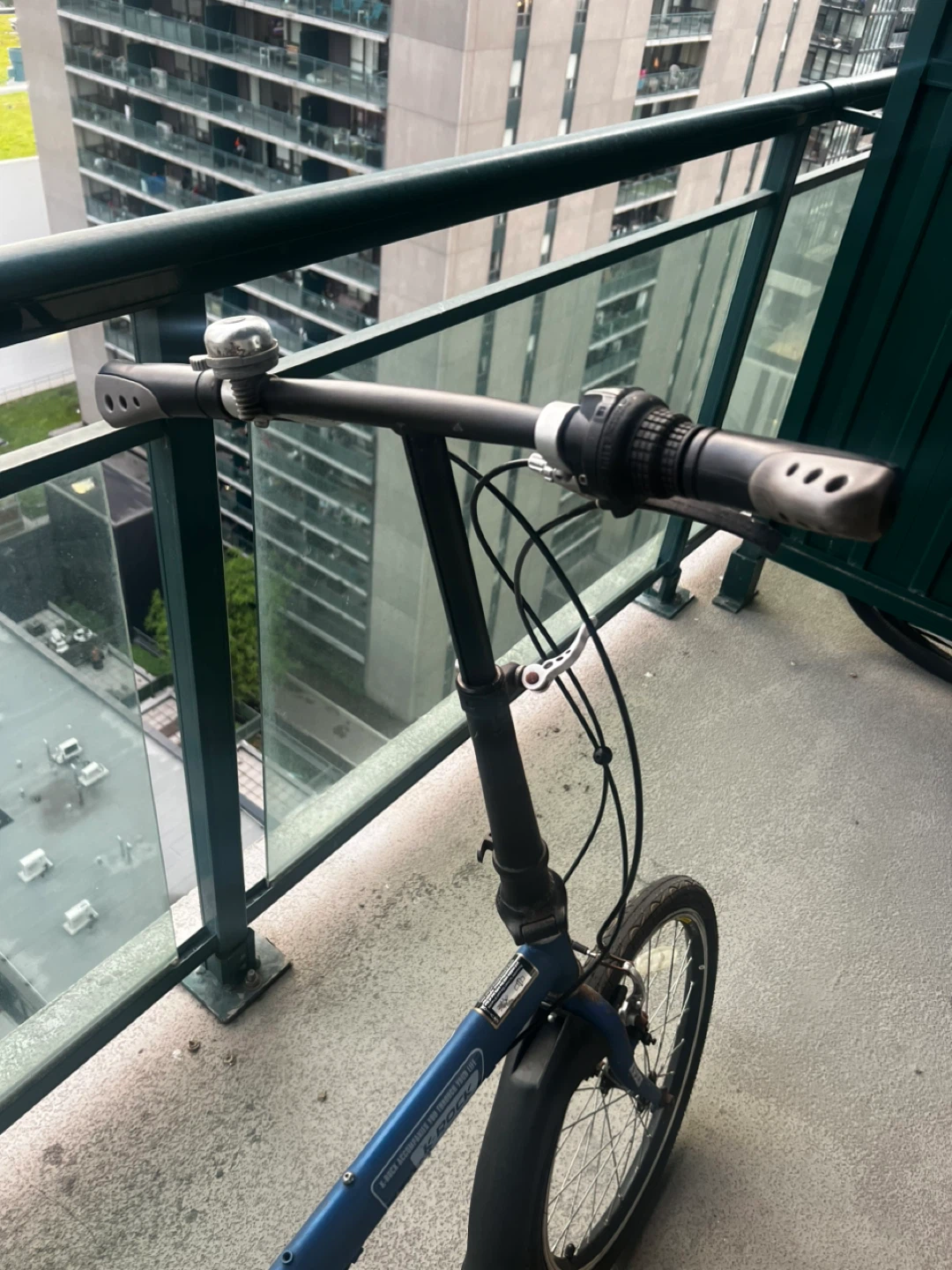 Blue Folding Bicycle - photo 3
