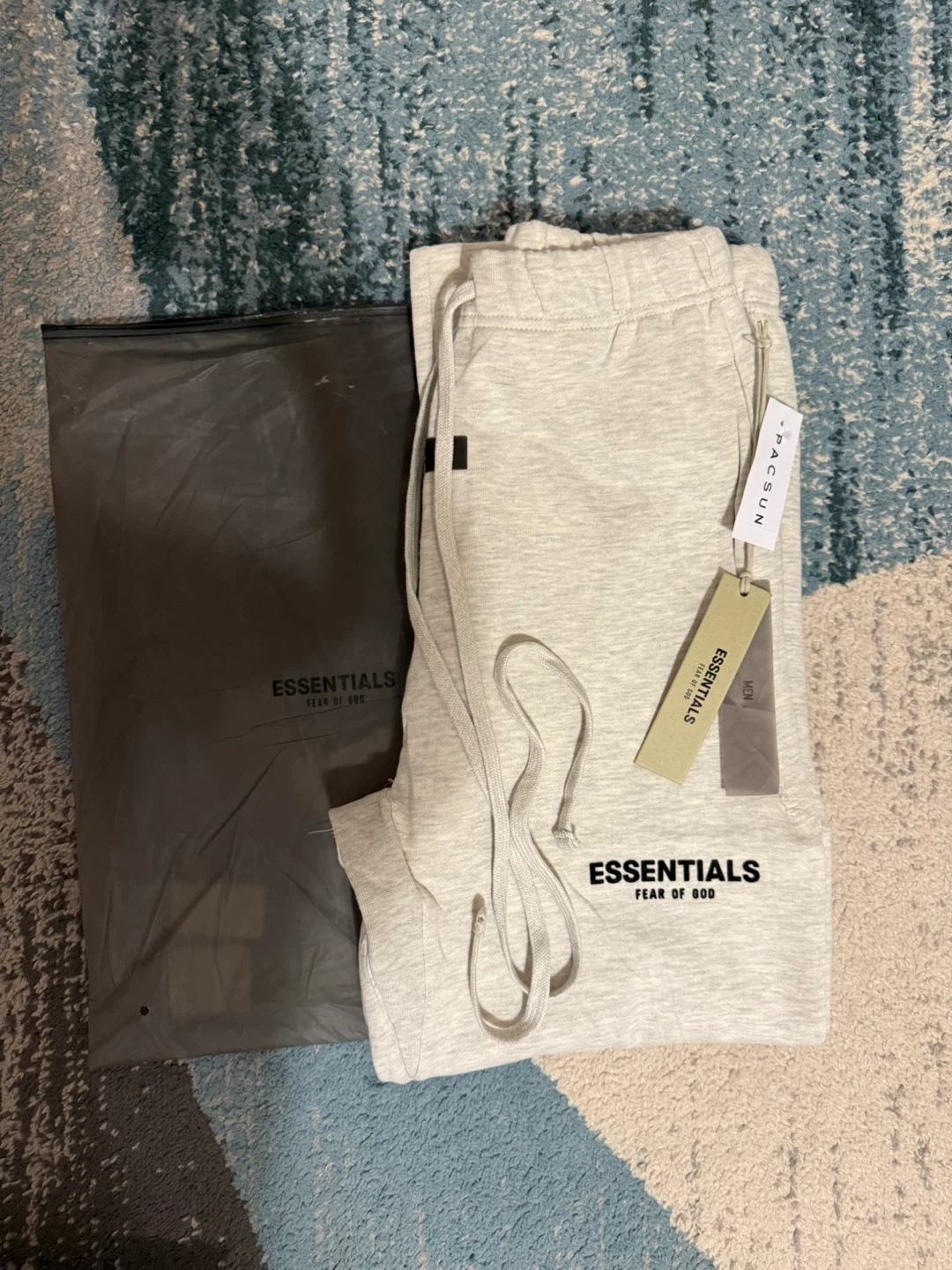 Fear of God Essentials Sweatpants Heather Grey Men's Size Medium