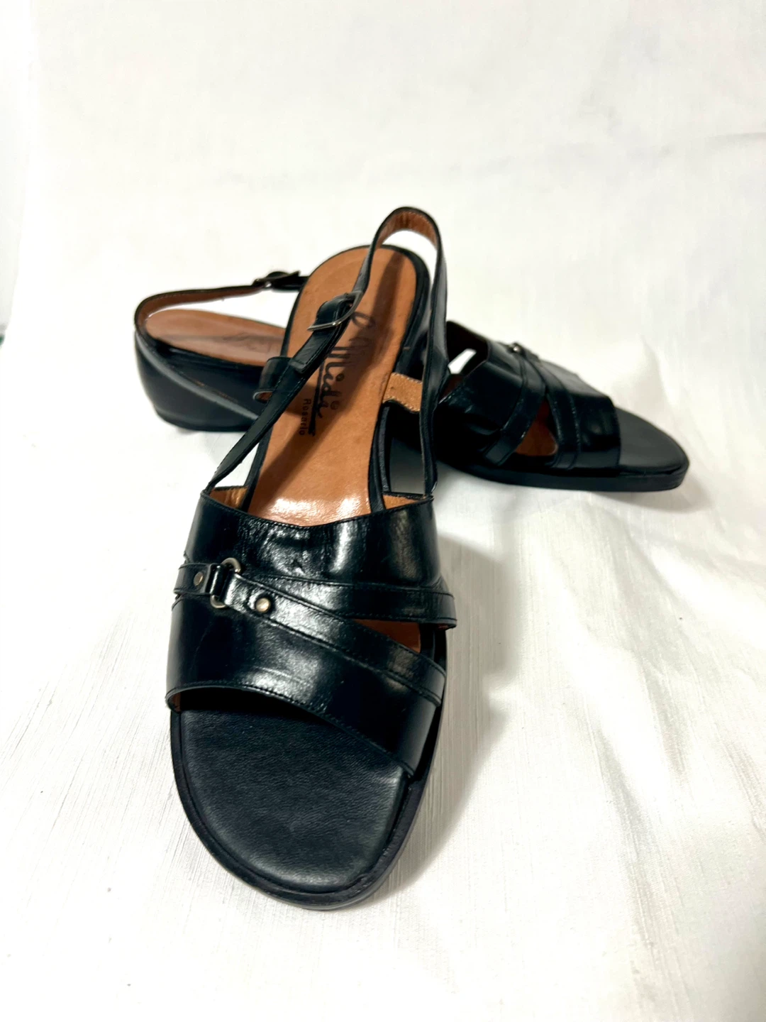 Le Silla Rosario Black Leather Sandals - photo 2