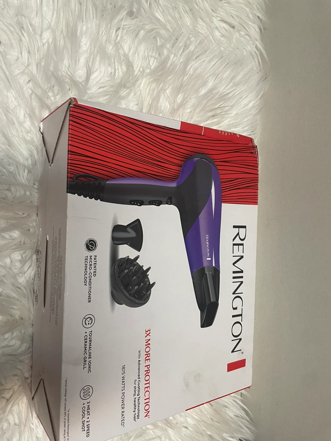 Remington 1875W Hair Dryer with Attachments - photo 2