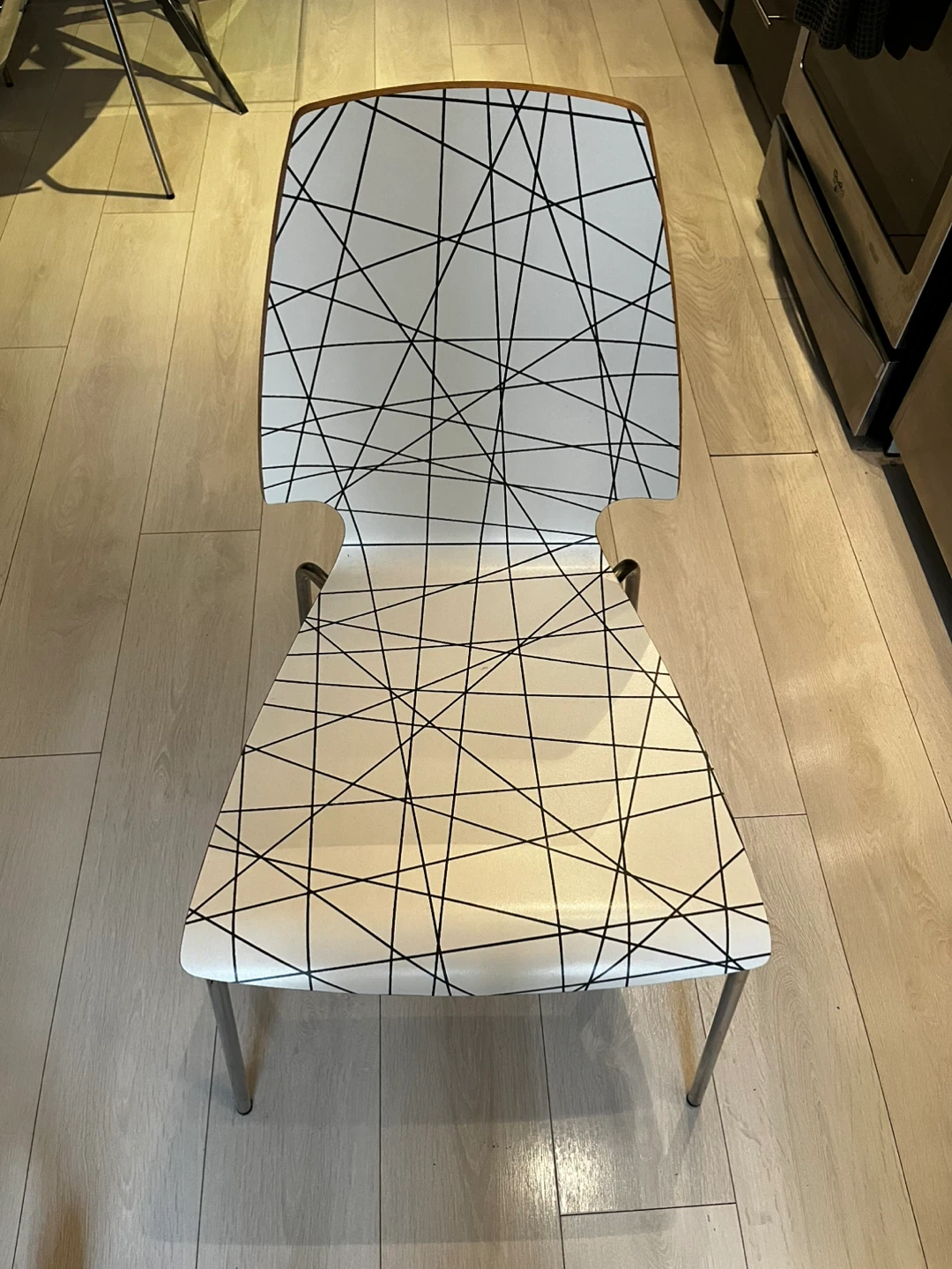 IKEA black and white chairs - photo 2
