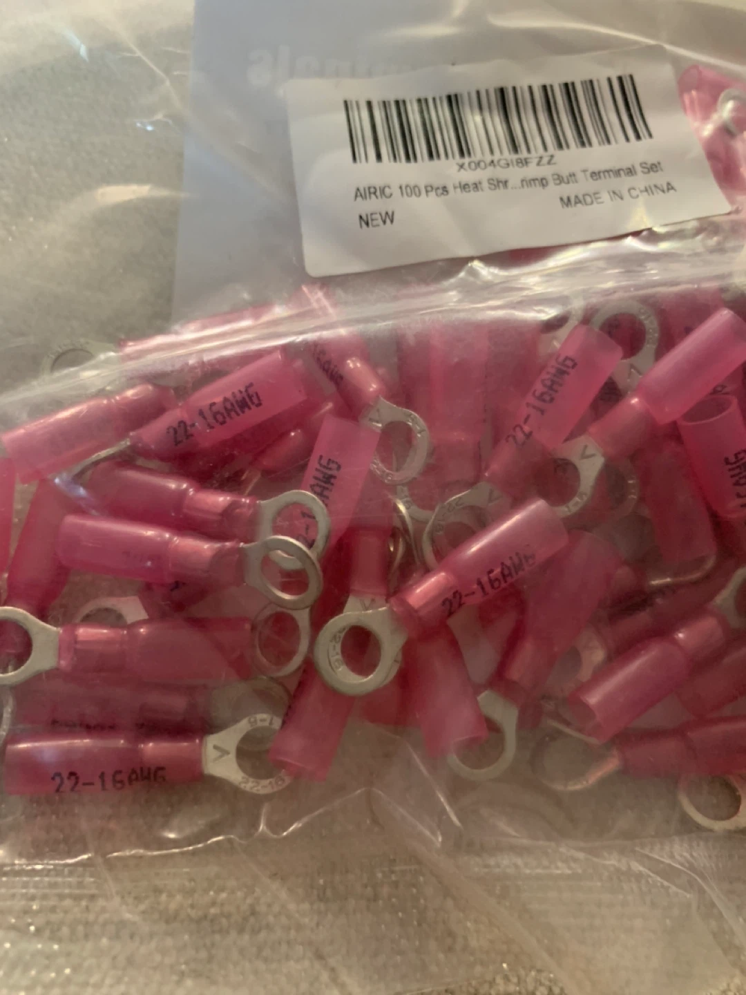 AIRIC Heat Shrink Ring Terminals 100 Pcs - photo 4